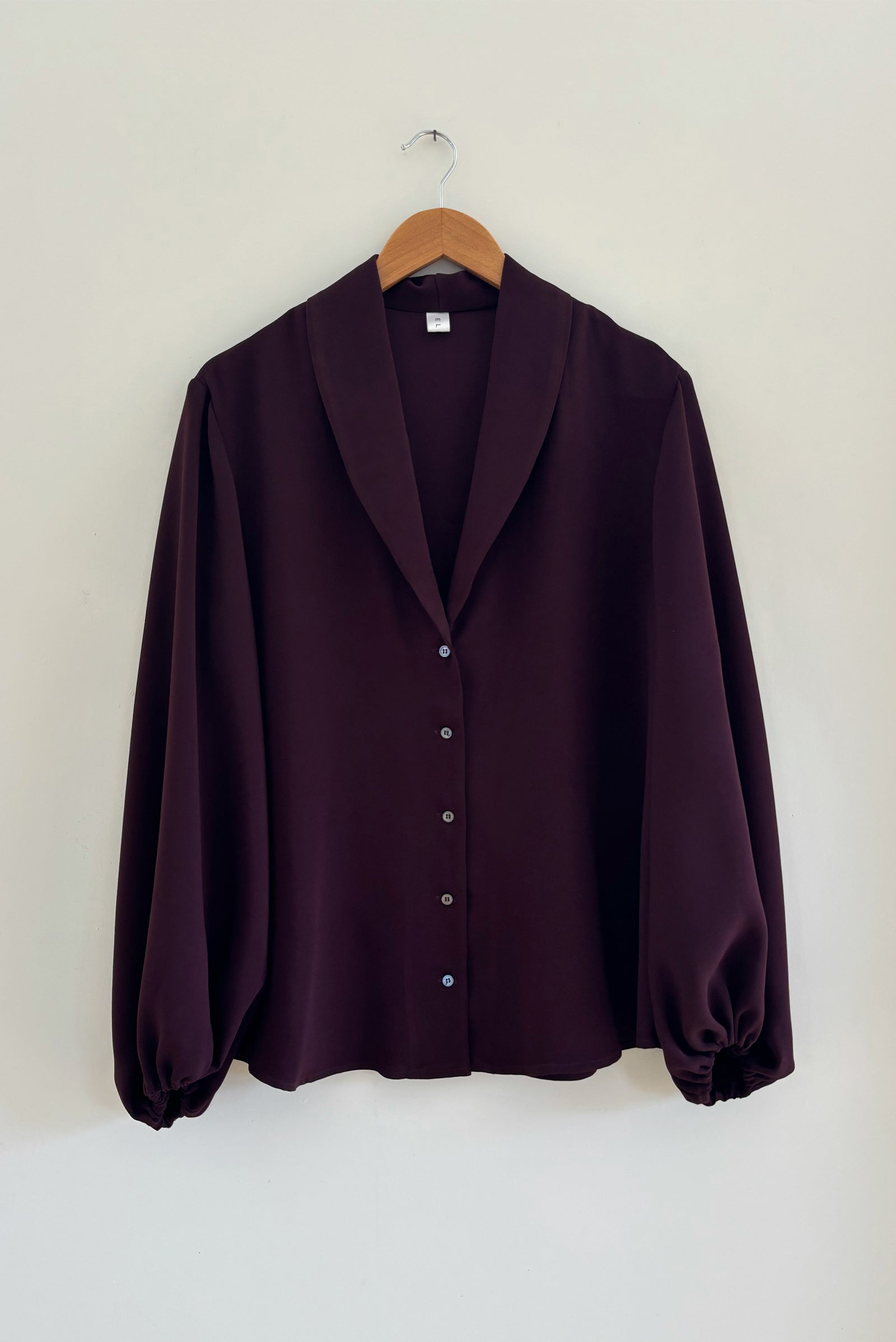 Thirties LS Shirt in Aubergine