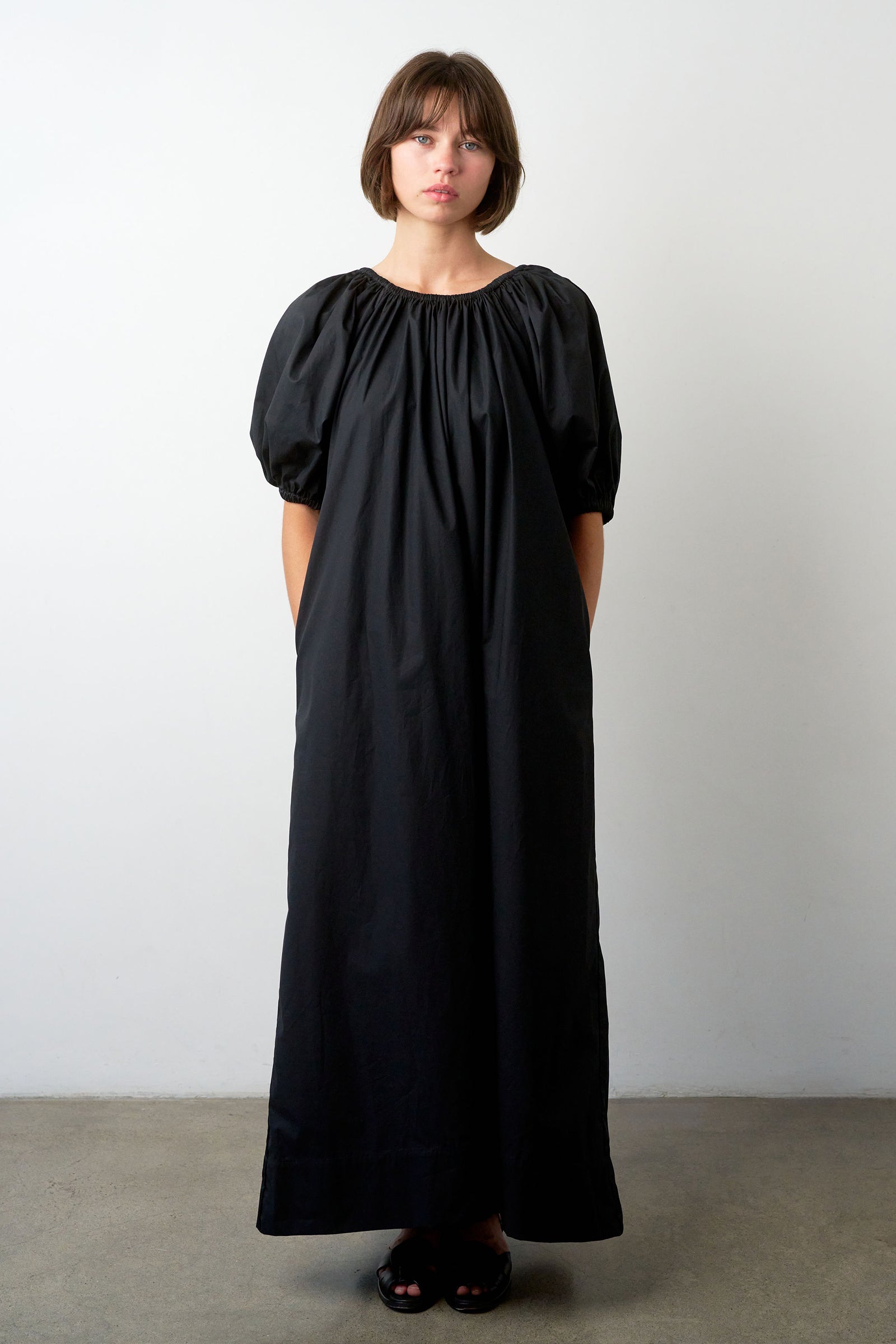 Bloom SS Maxi Dress in Black