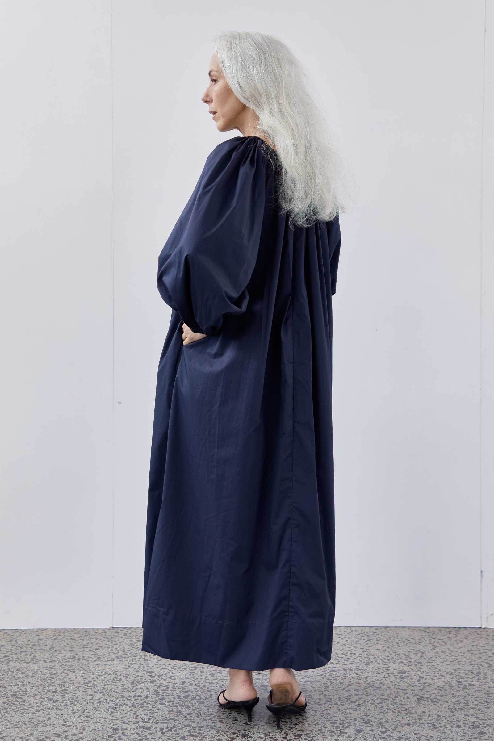 Bloom Maxi Dress in Ink