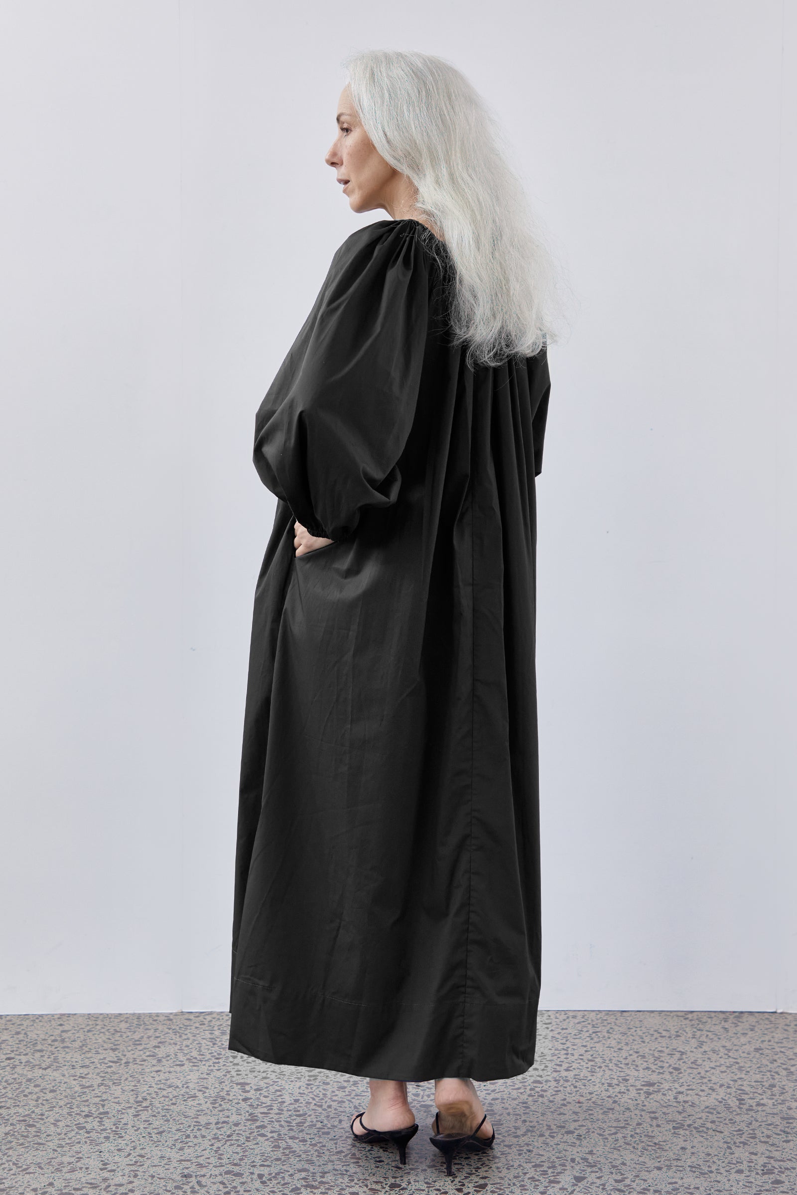 Bloom Maxi Dress in Black