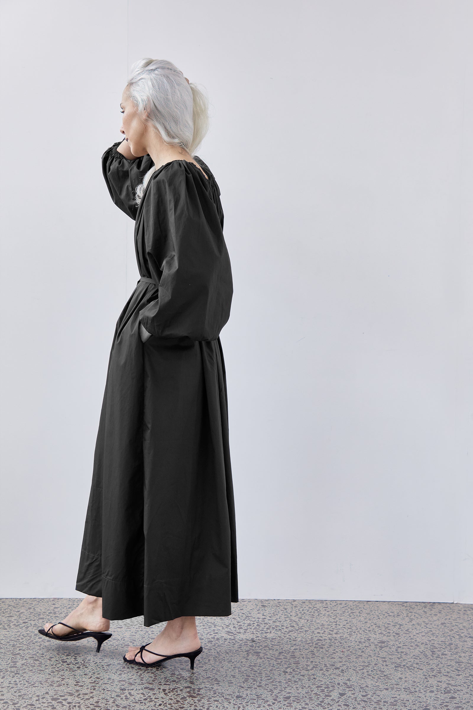 Bloom Maxi Dress in Black