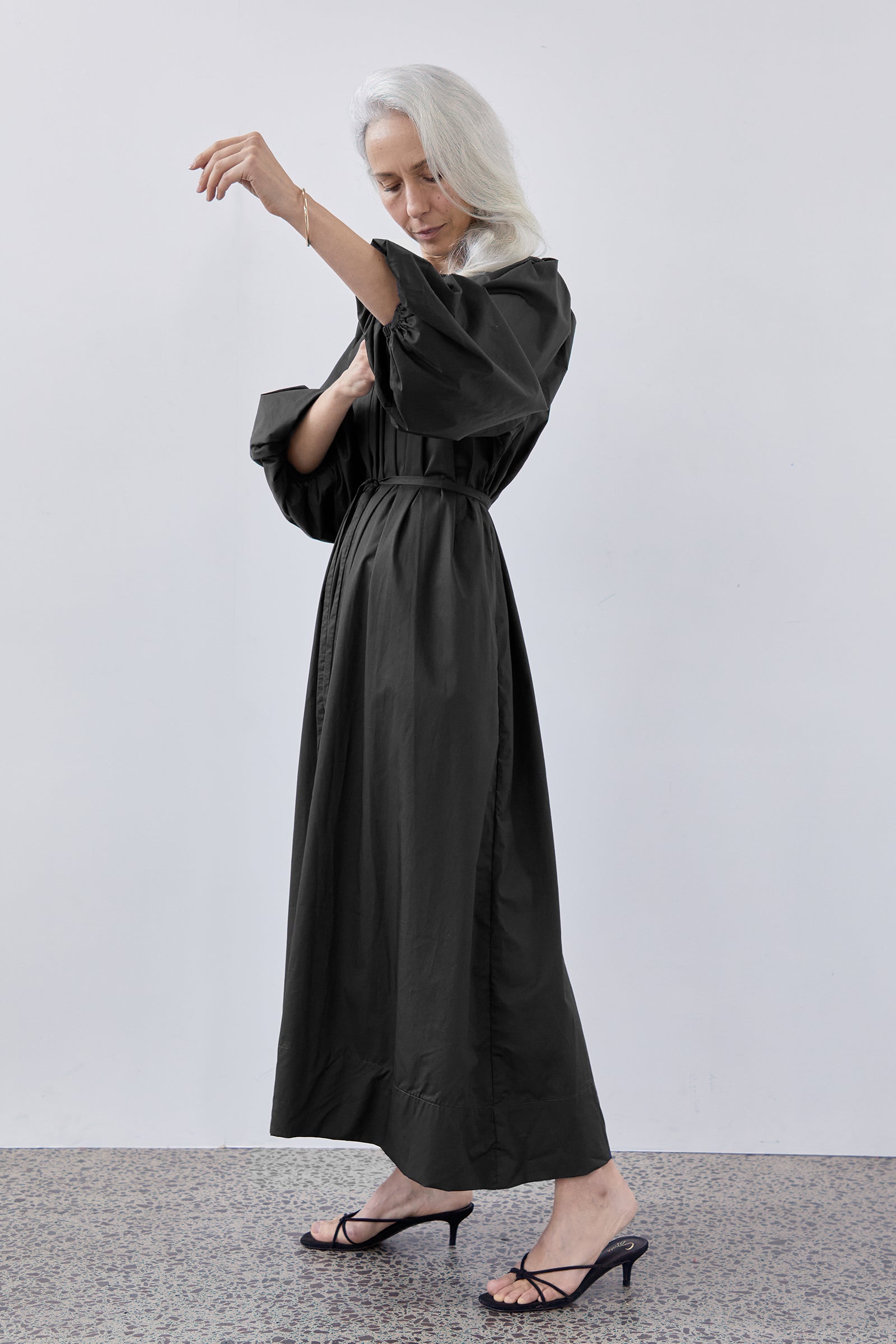 Bloom Maxi Dress in Black