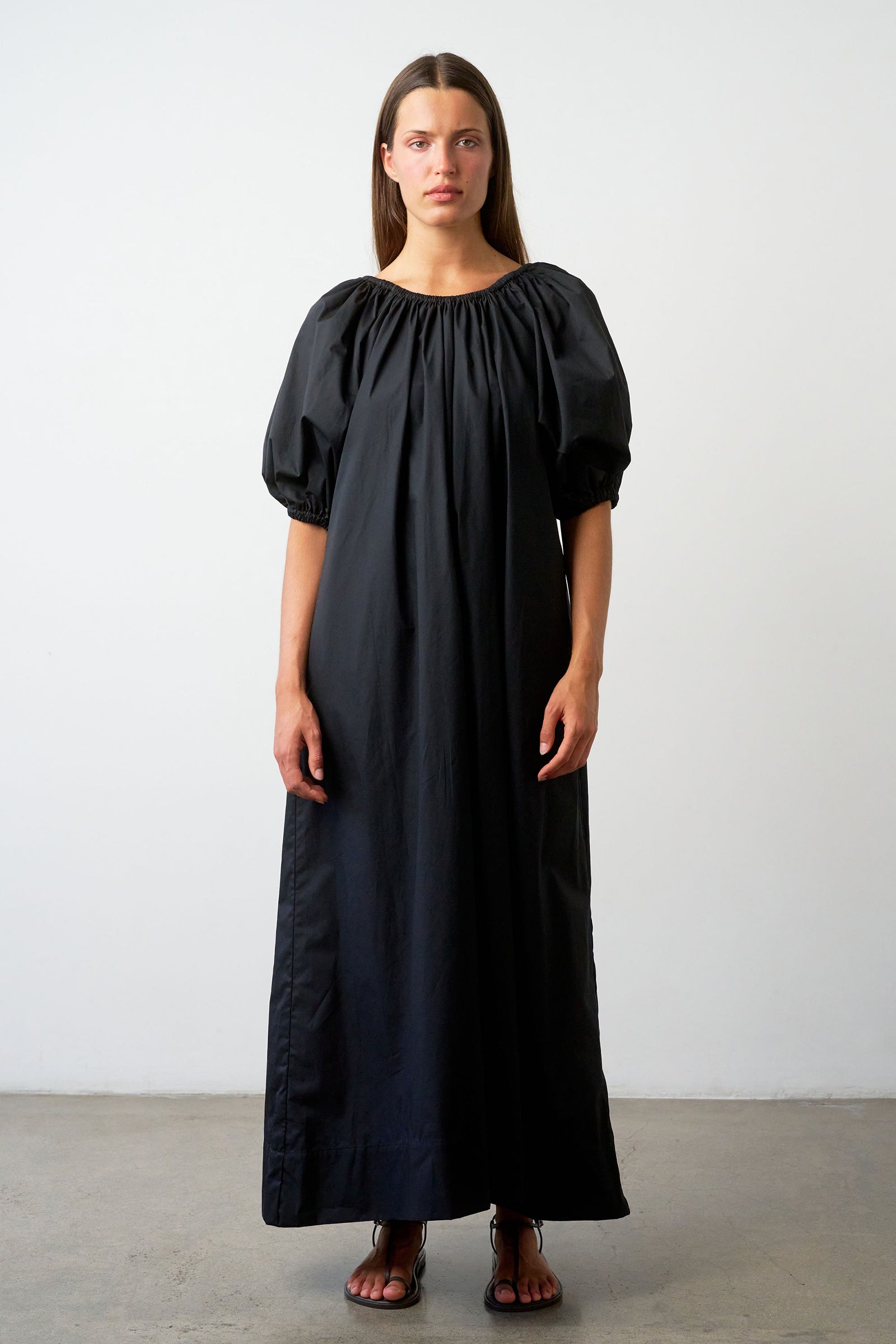 Bloom SS Maxi Dress in Black