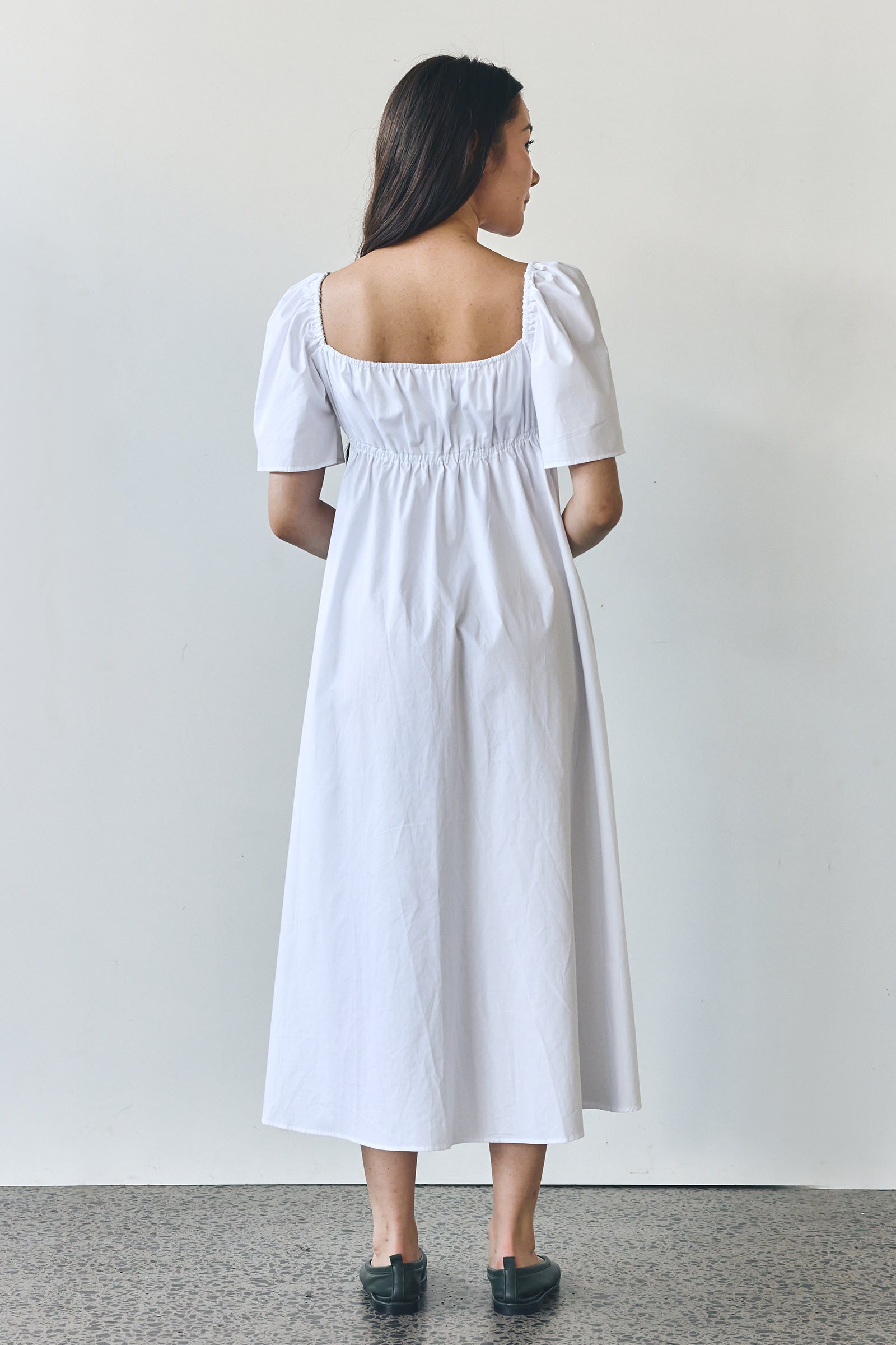 Bodice Deux Dress in White