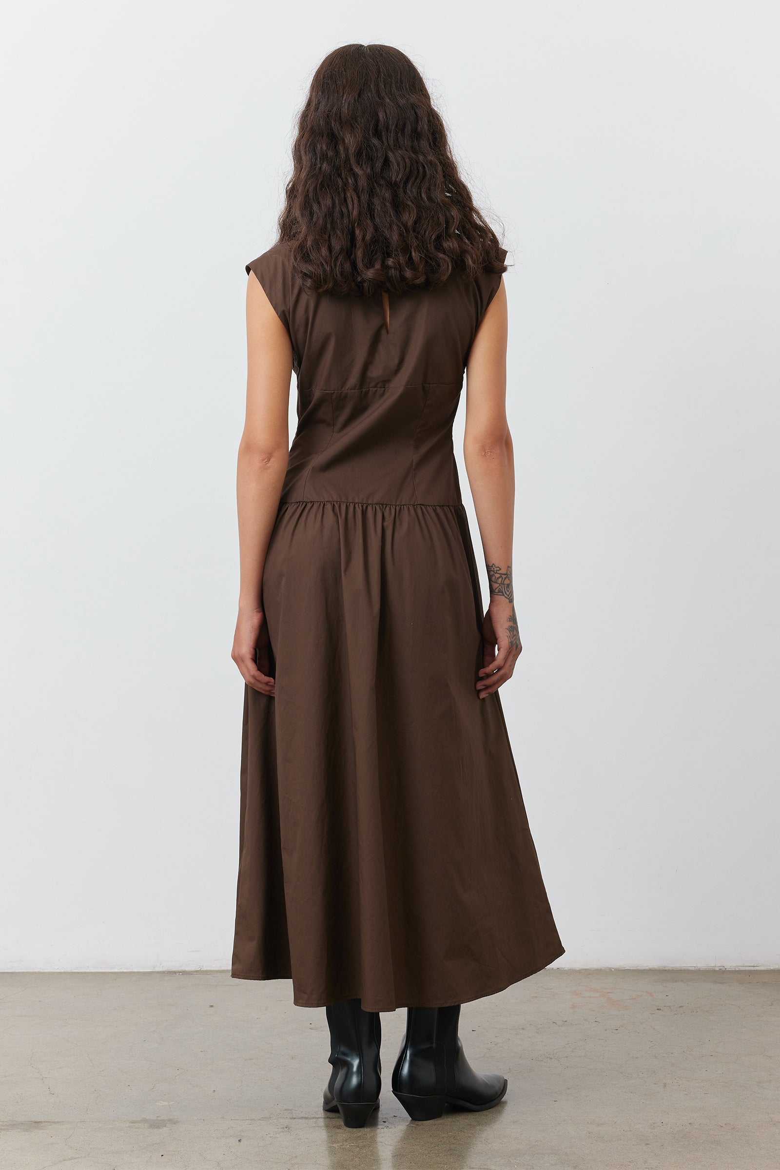 Cairo Dress in Chocolate