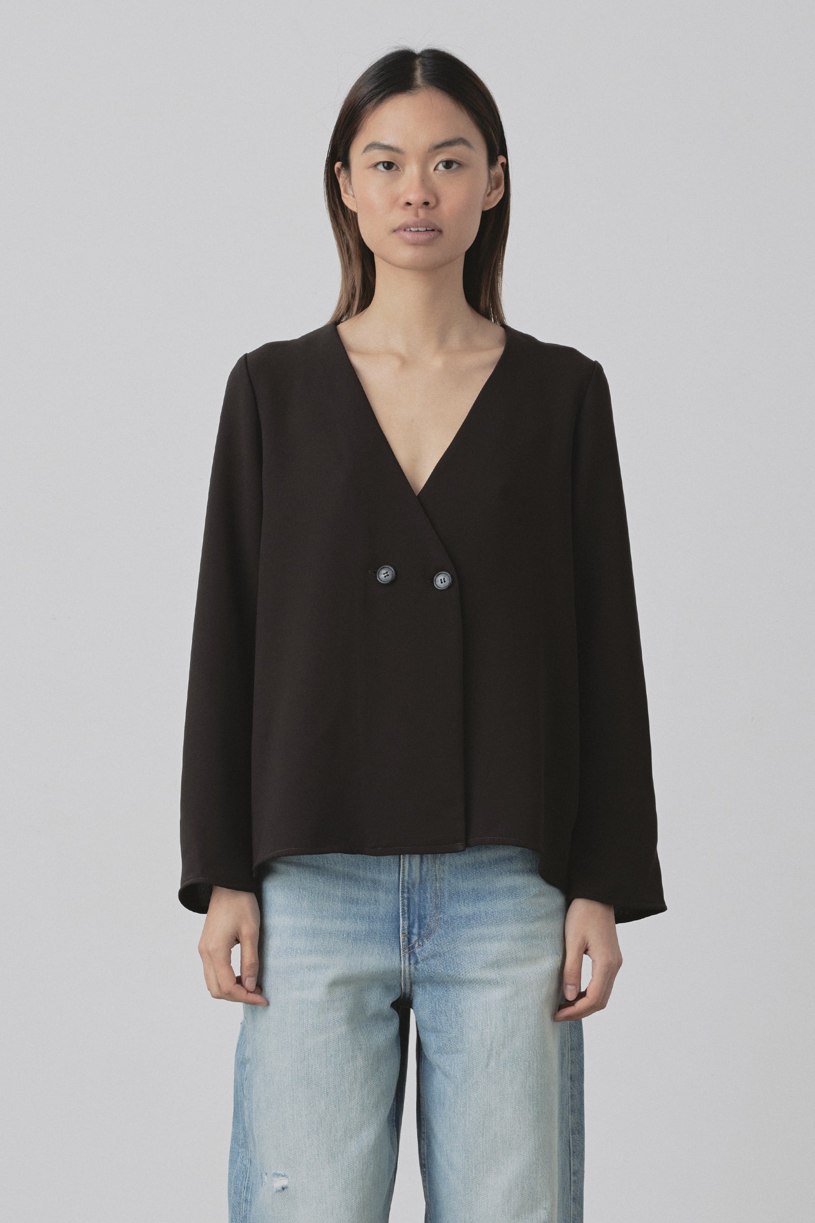 Ease Overshirt in Chocolate