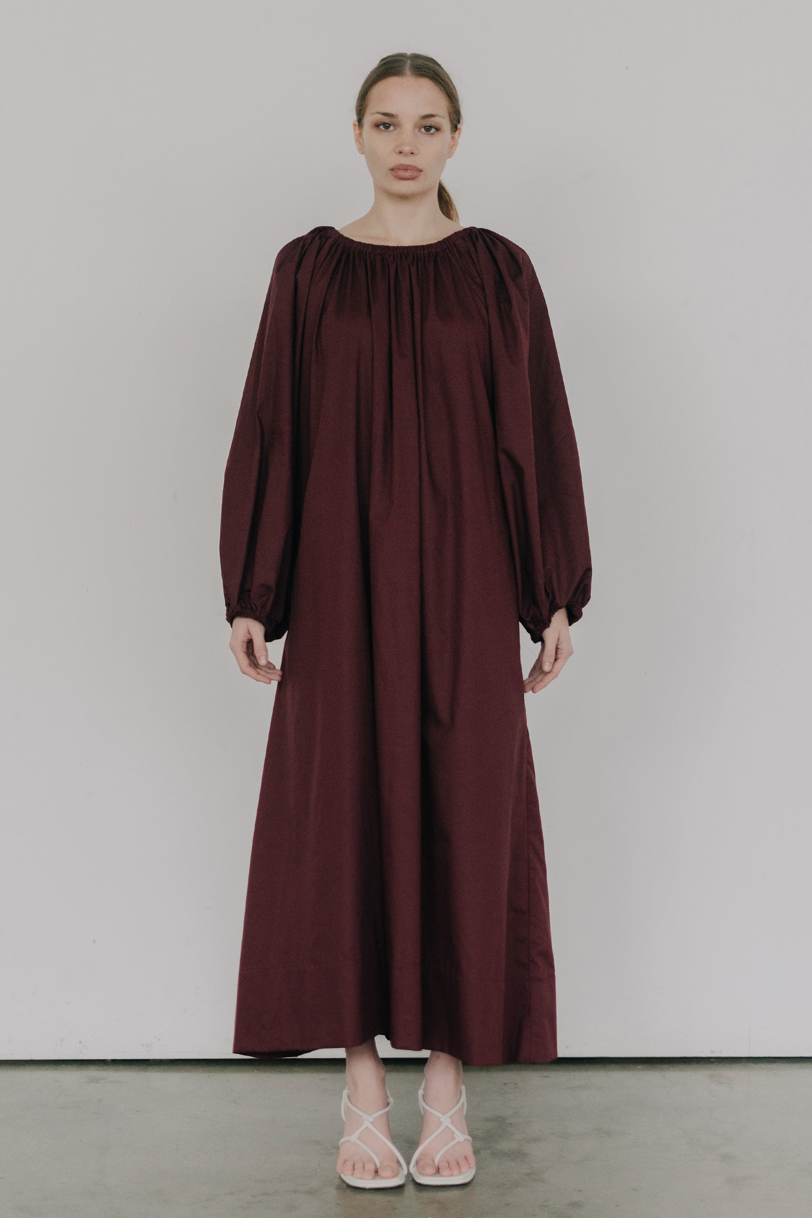 Bloom Maxi Dress in Burgundy