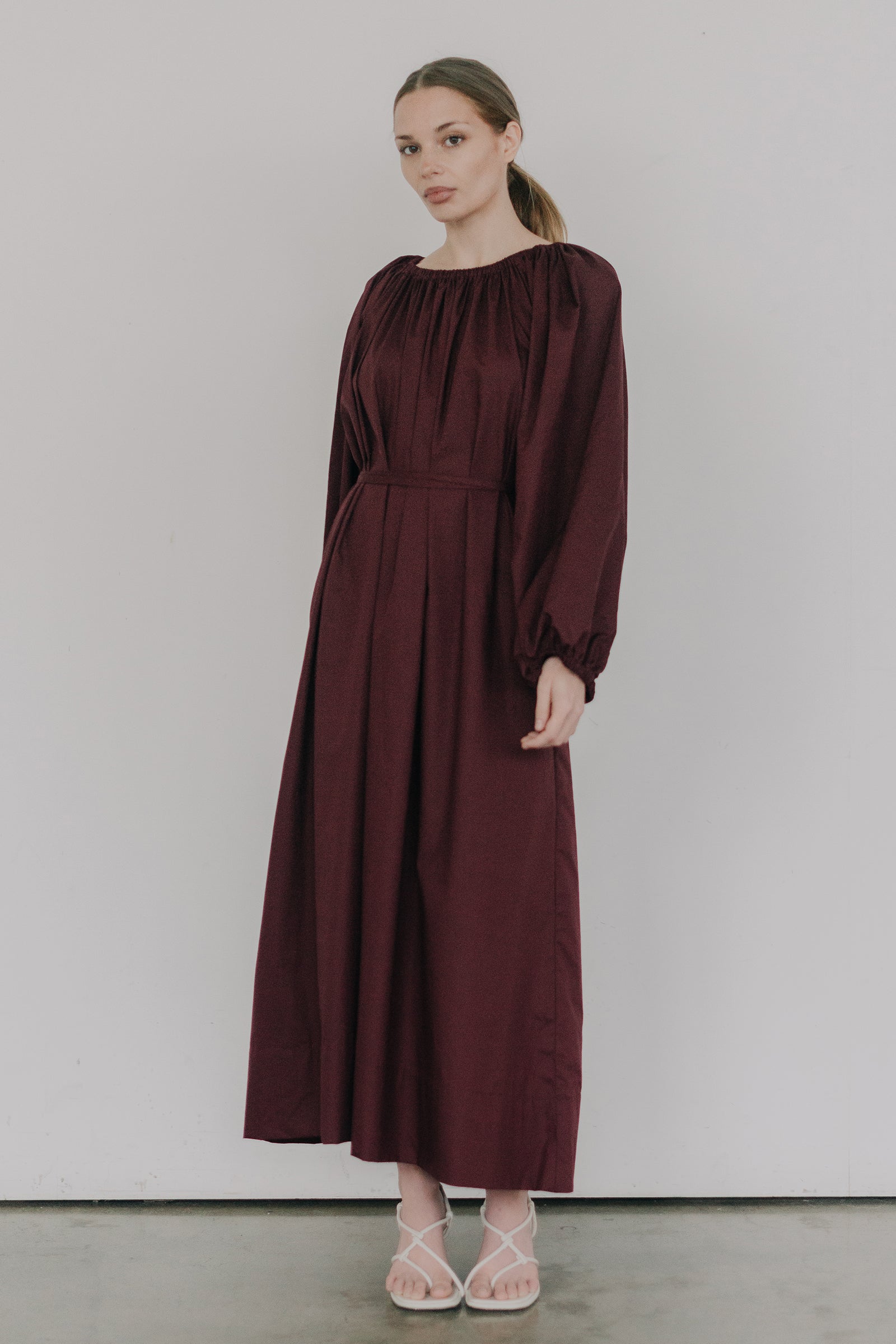 Bloom Maxi Dress in Burgundy