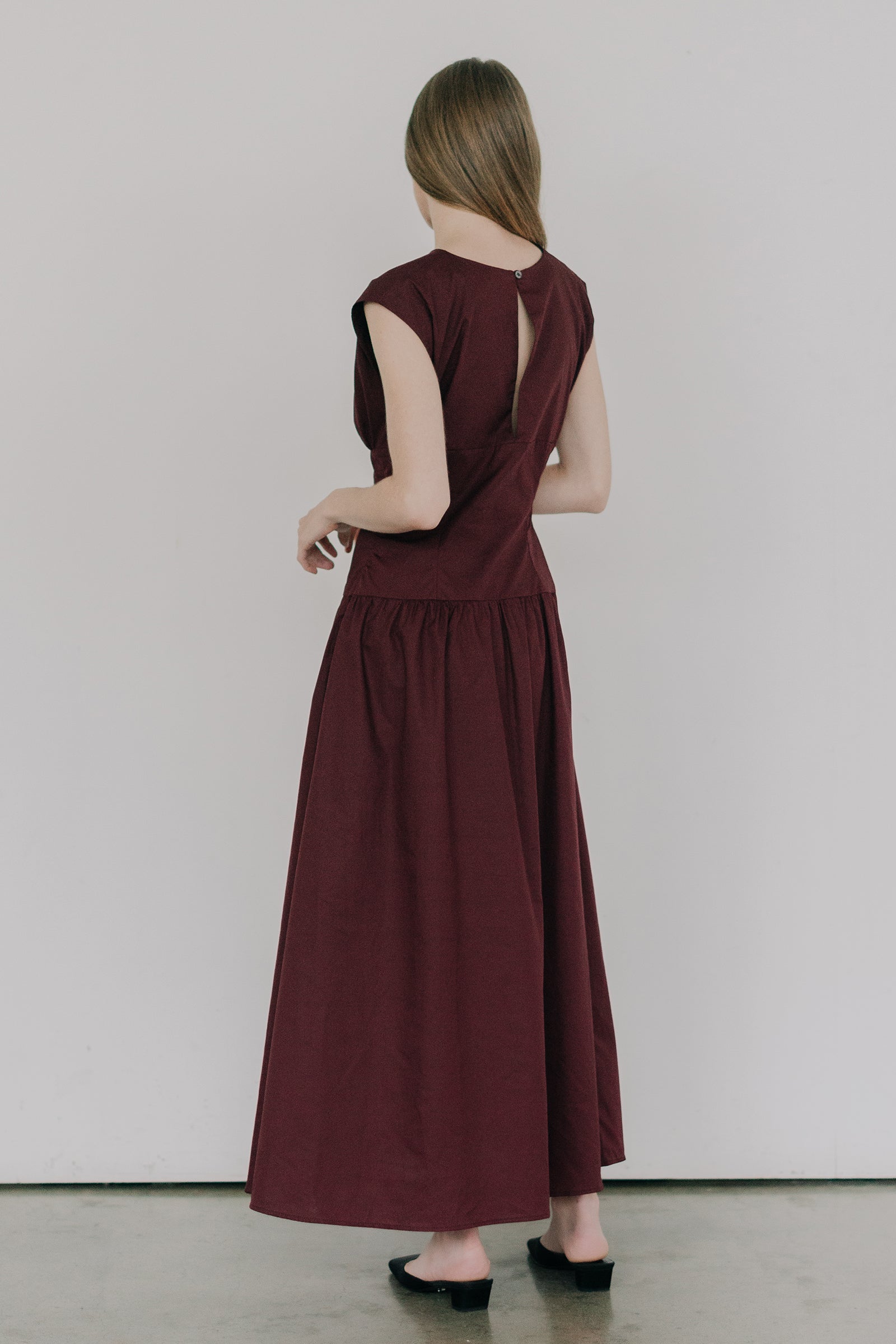 Cairo Dress in Burgundy