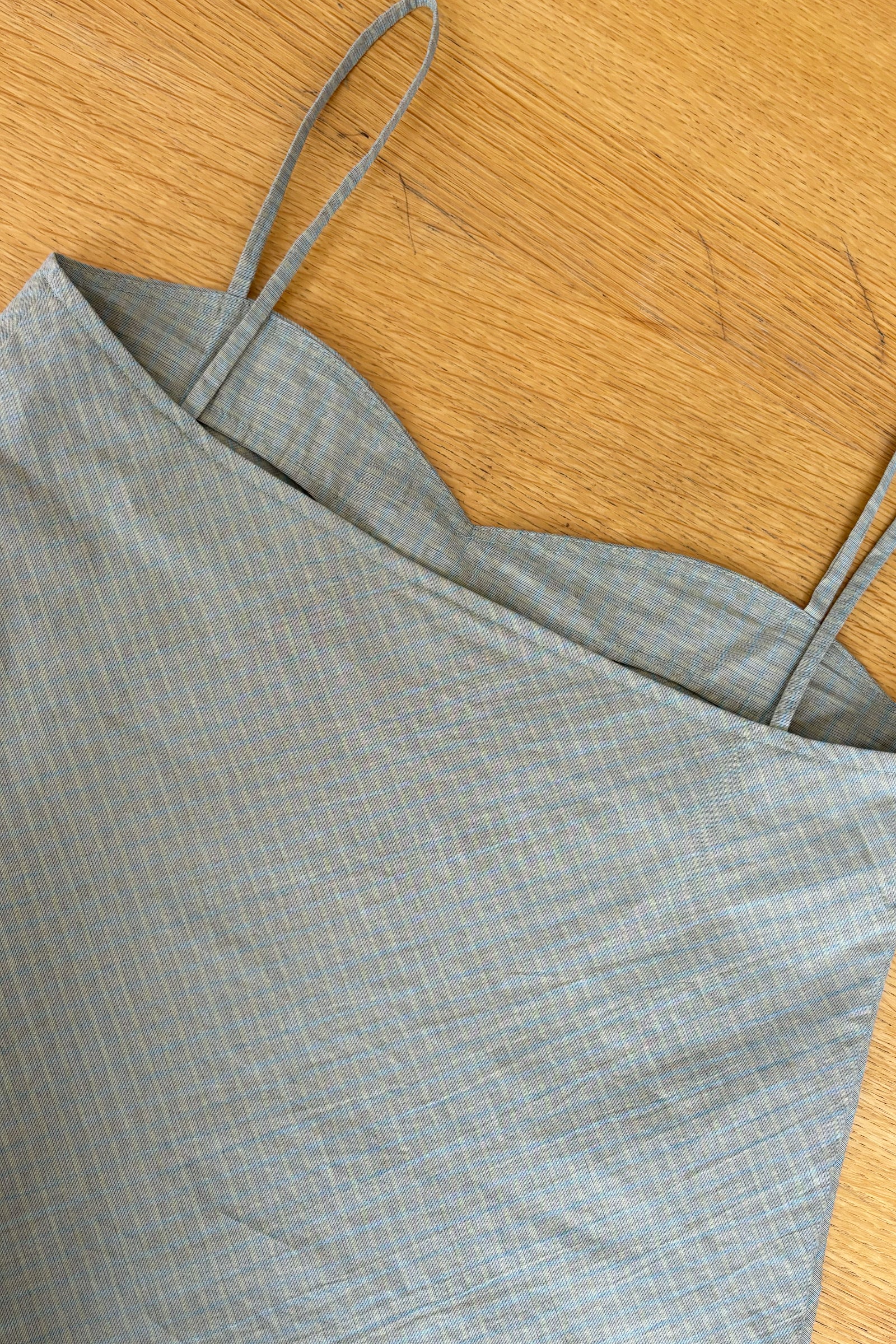 Heart Deux Camisole in Lemon & Cyan Check (Limited edition)