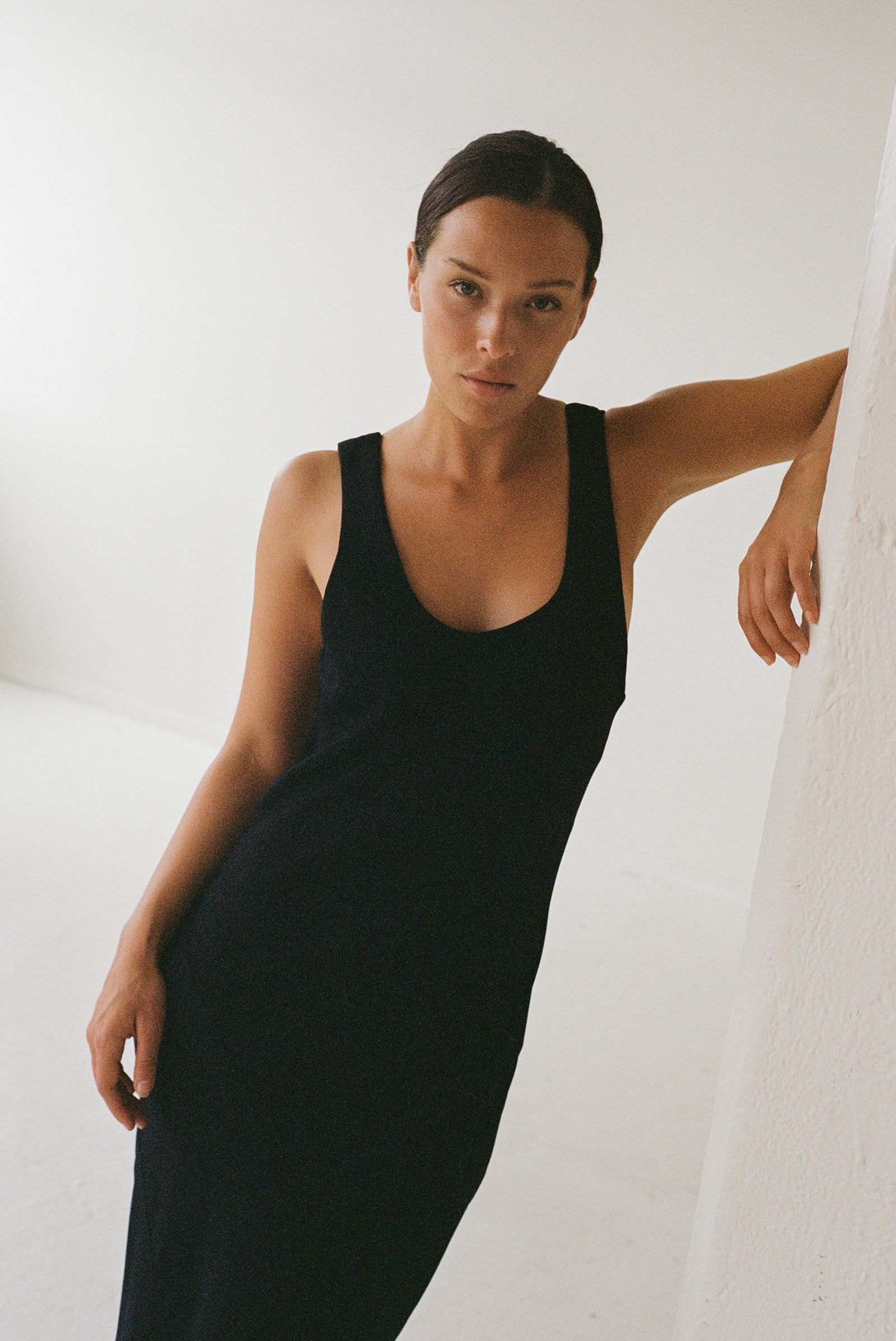 Jac Slip Dress in Black
