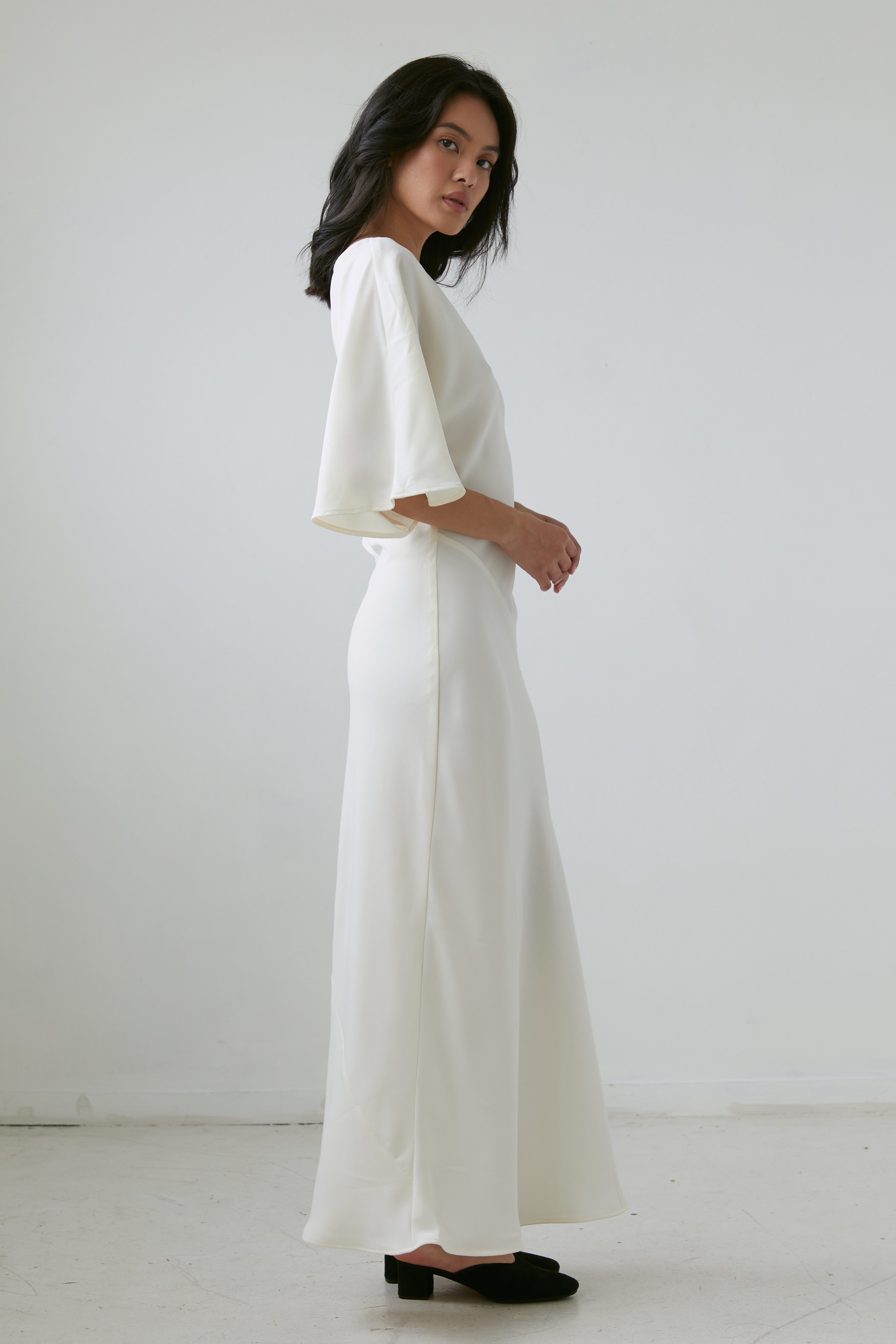 Kaftan Dress in Ivory