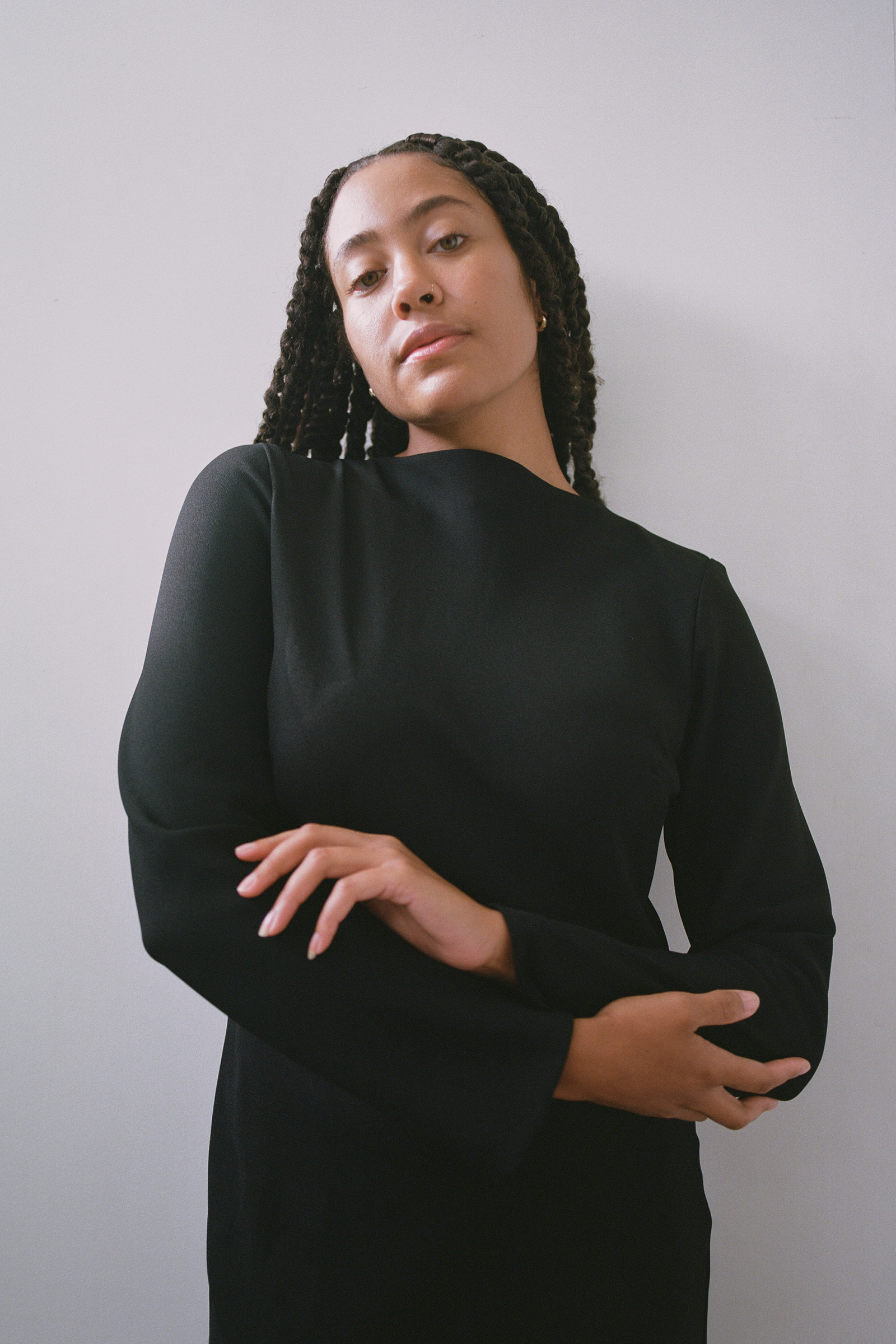 Kirby LS Dress in Black