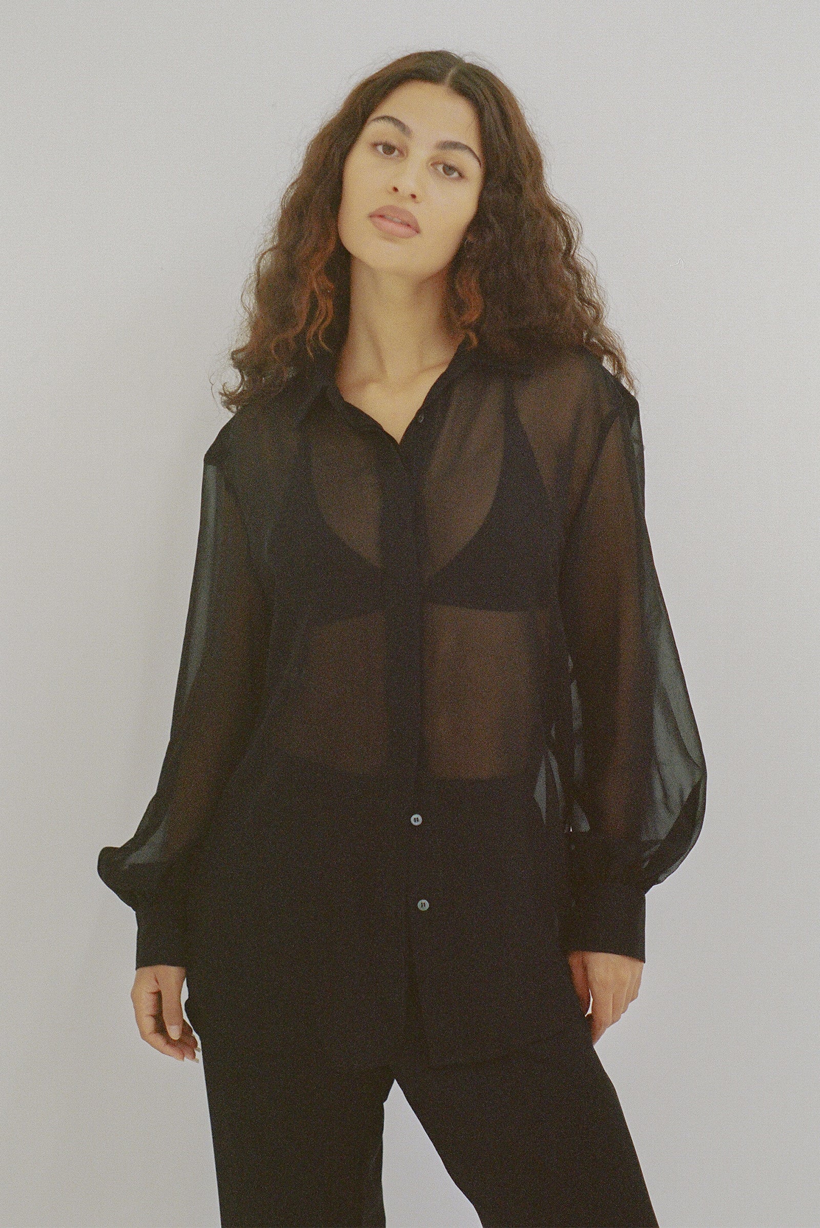 Mes Original Shirt in Sheer Silk
