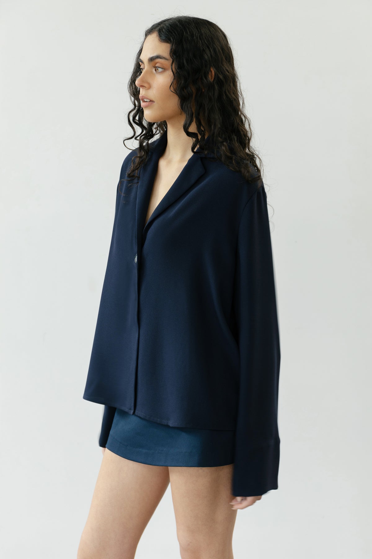 Slip Shirt in Midnight (Last one)
