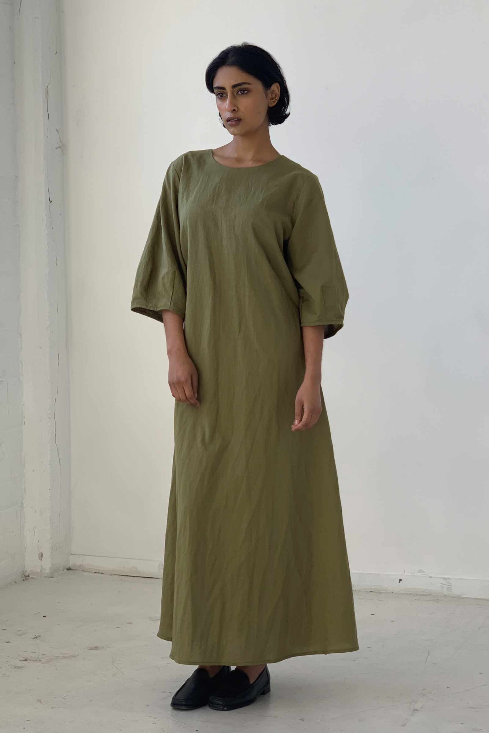 Mona Dress in Olive