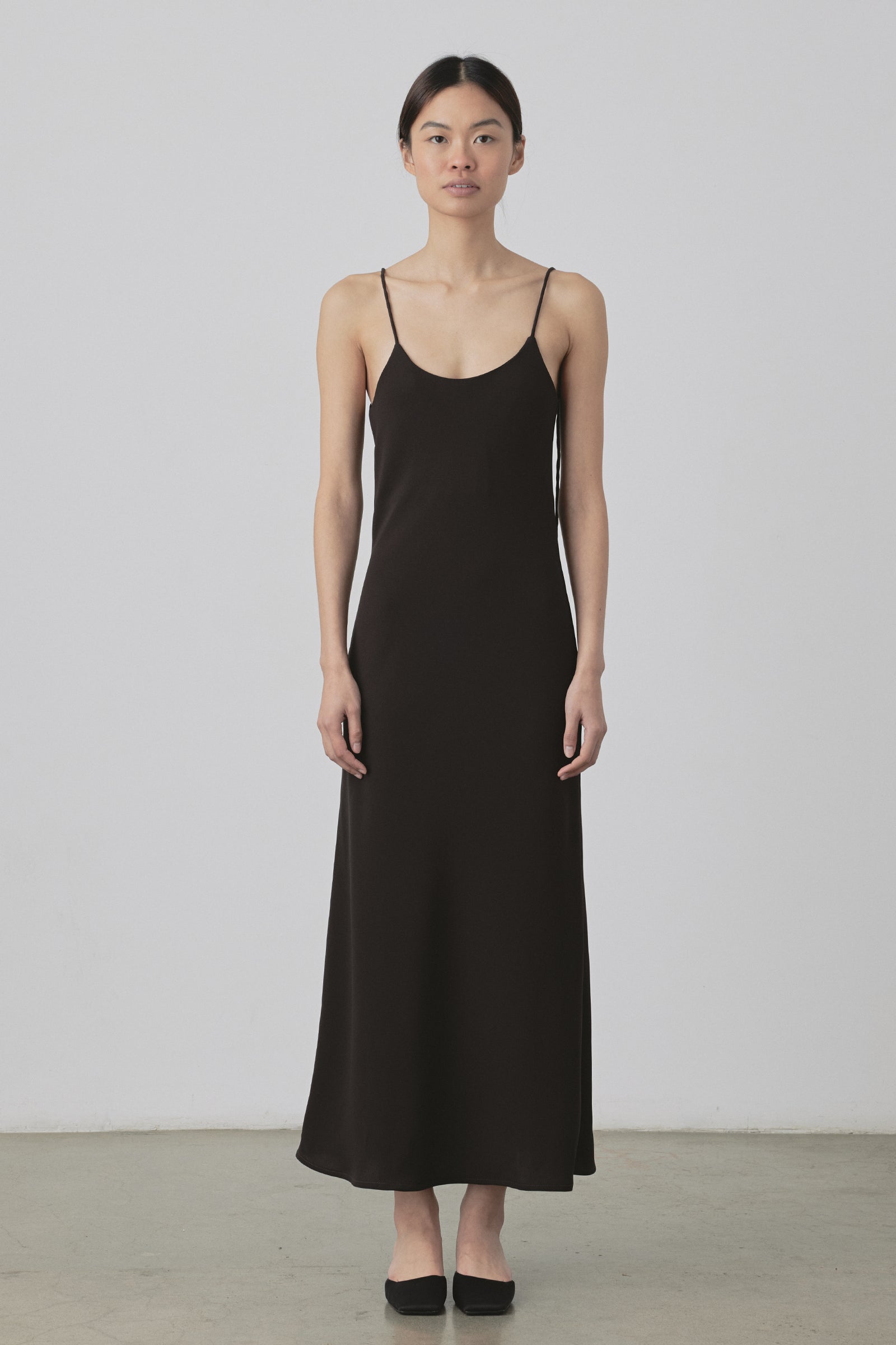 Nineties Dress in Chocolate