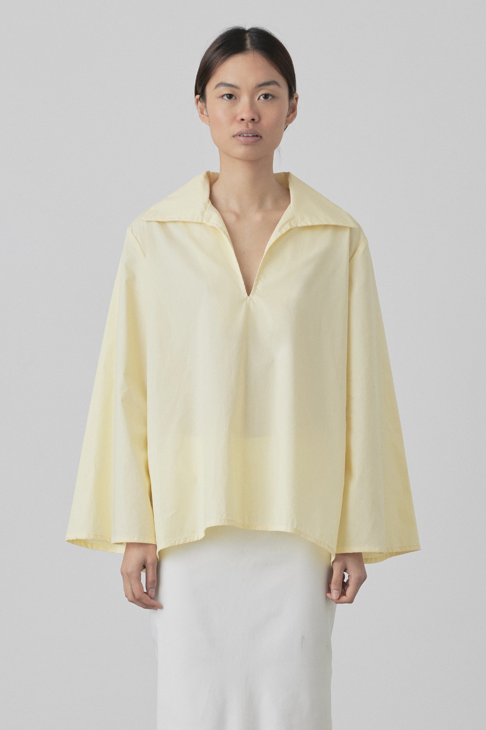 Polo Cotton Shirt in Butter