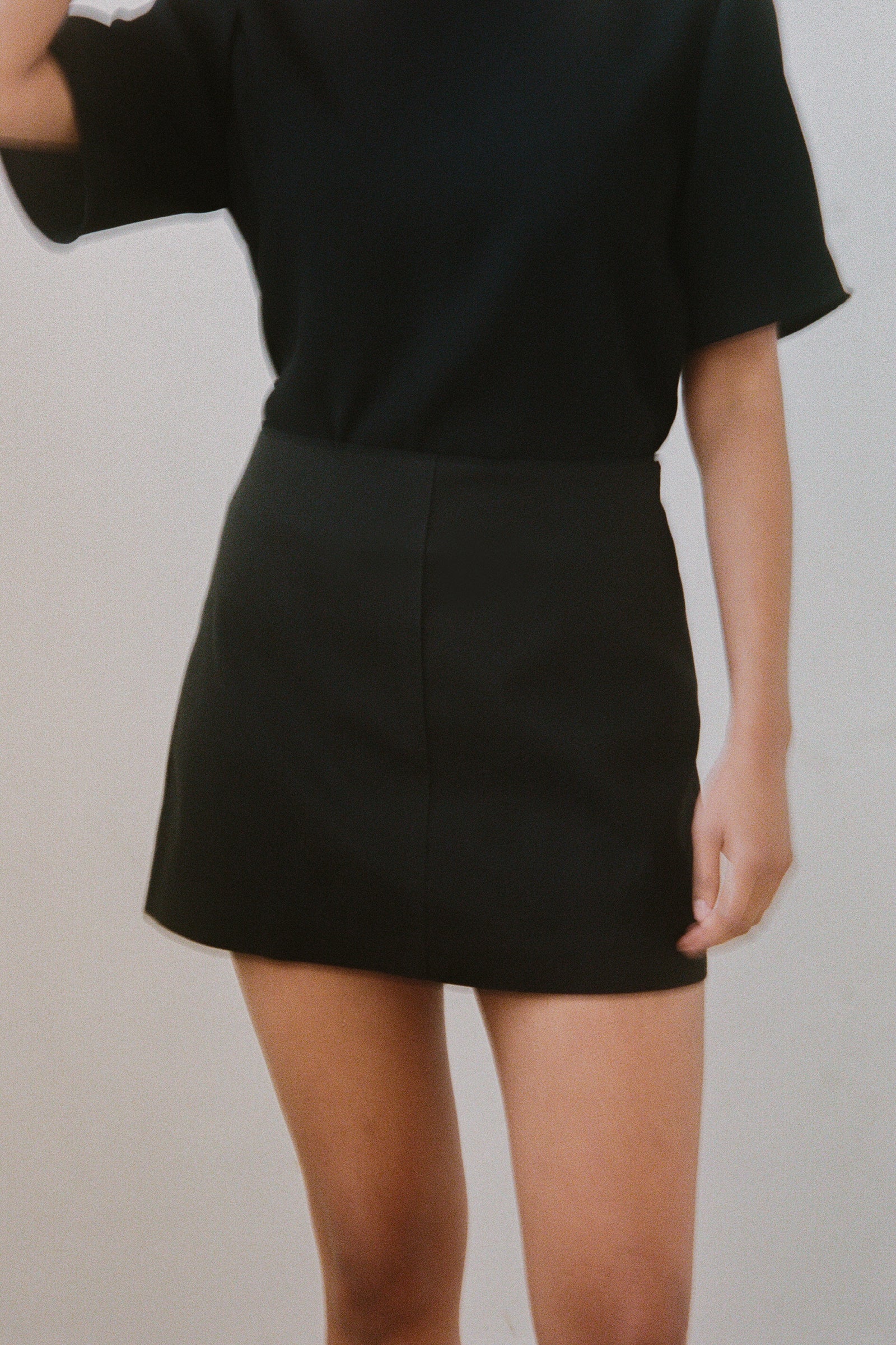Suit Mini Skirt in Black