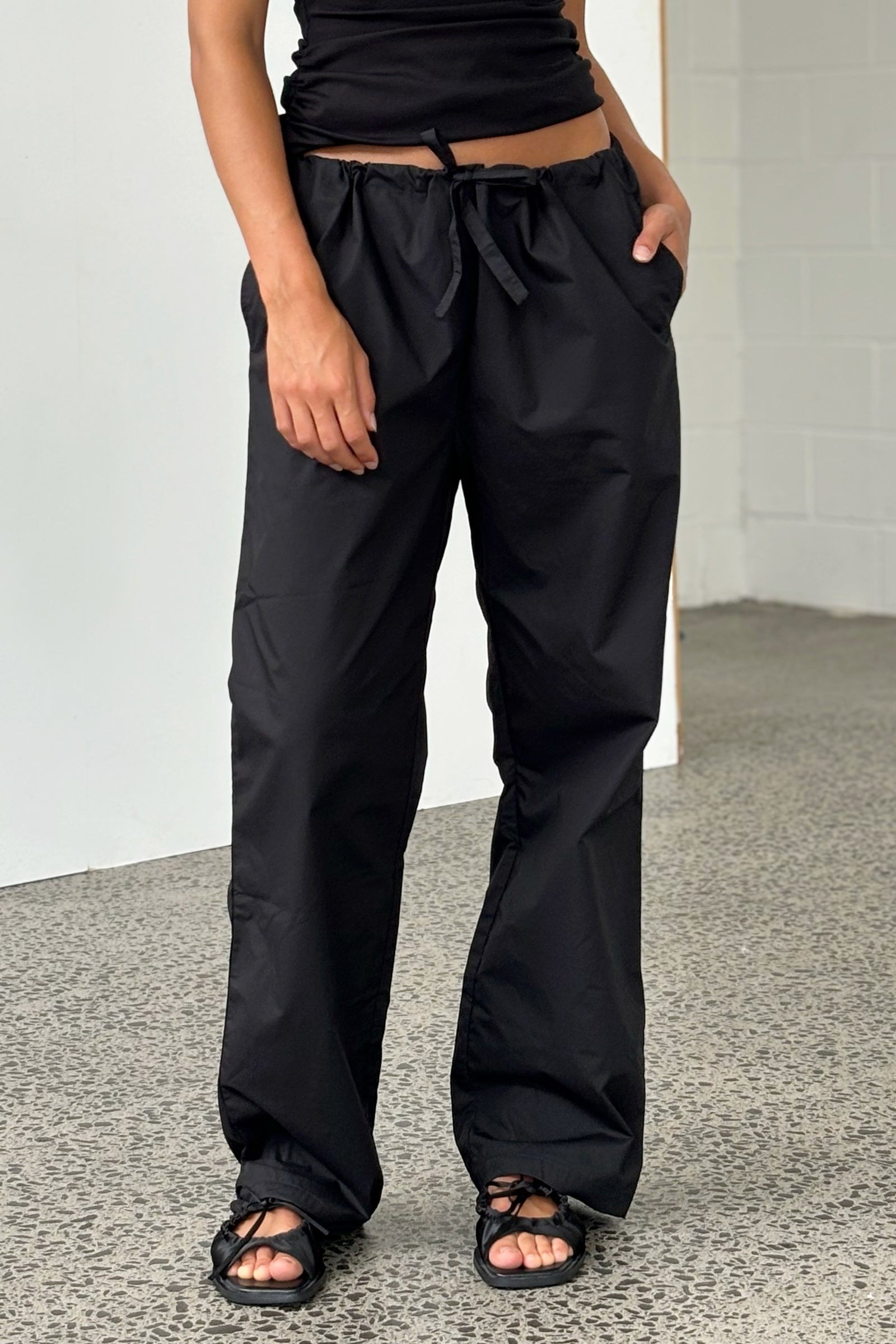 Thirties Straight Pant in Black