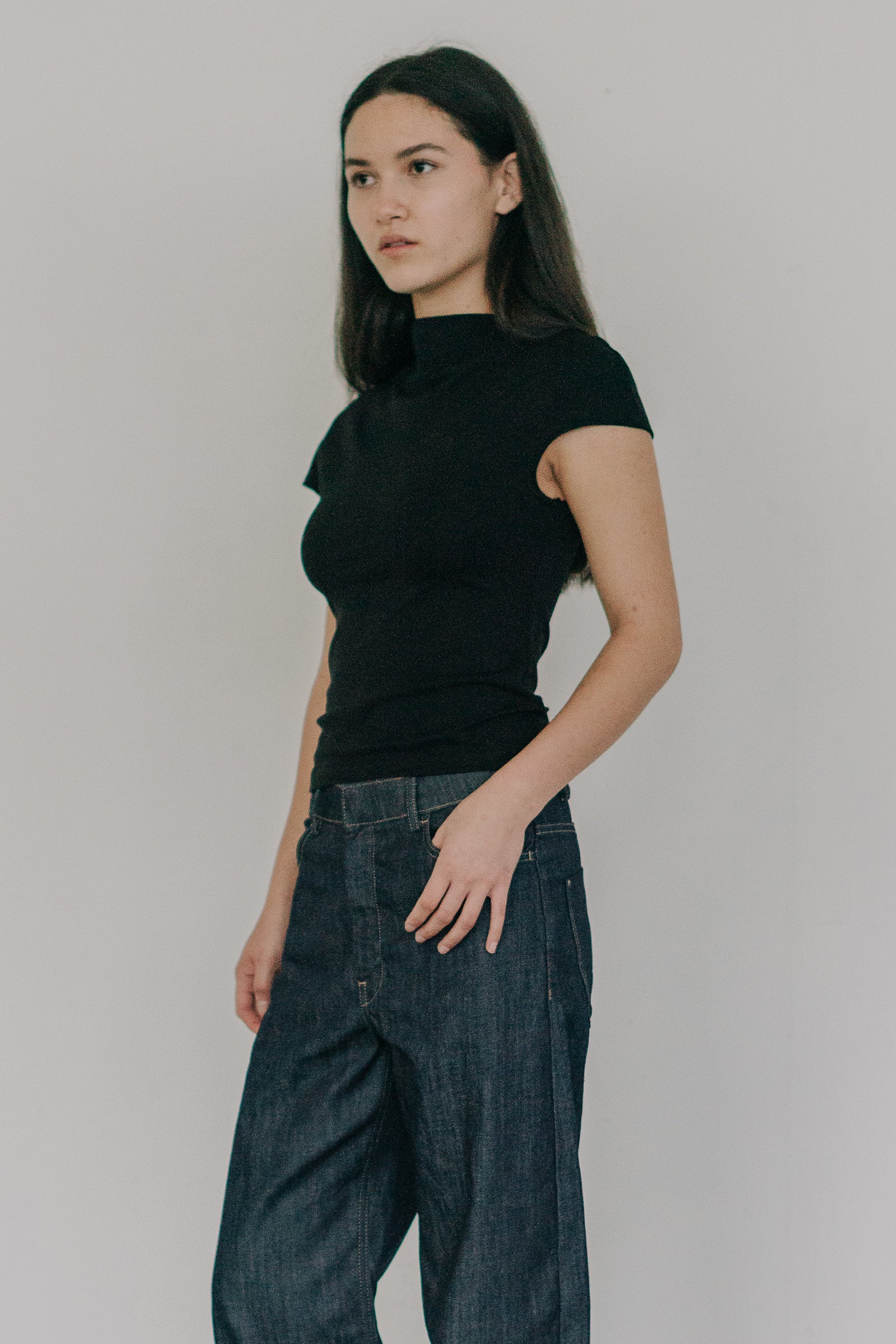 Veil Top in Black