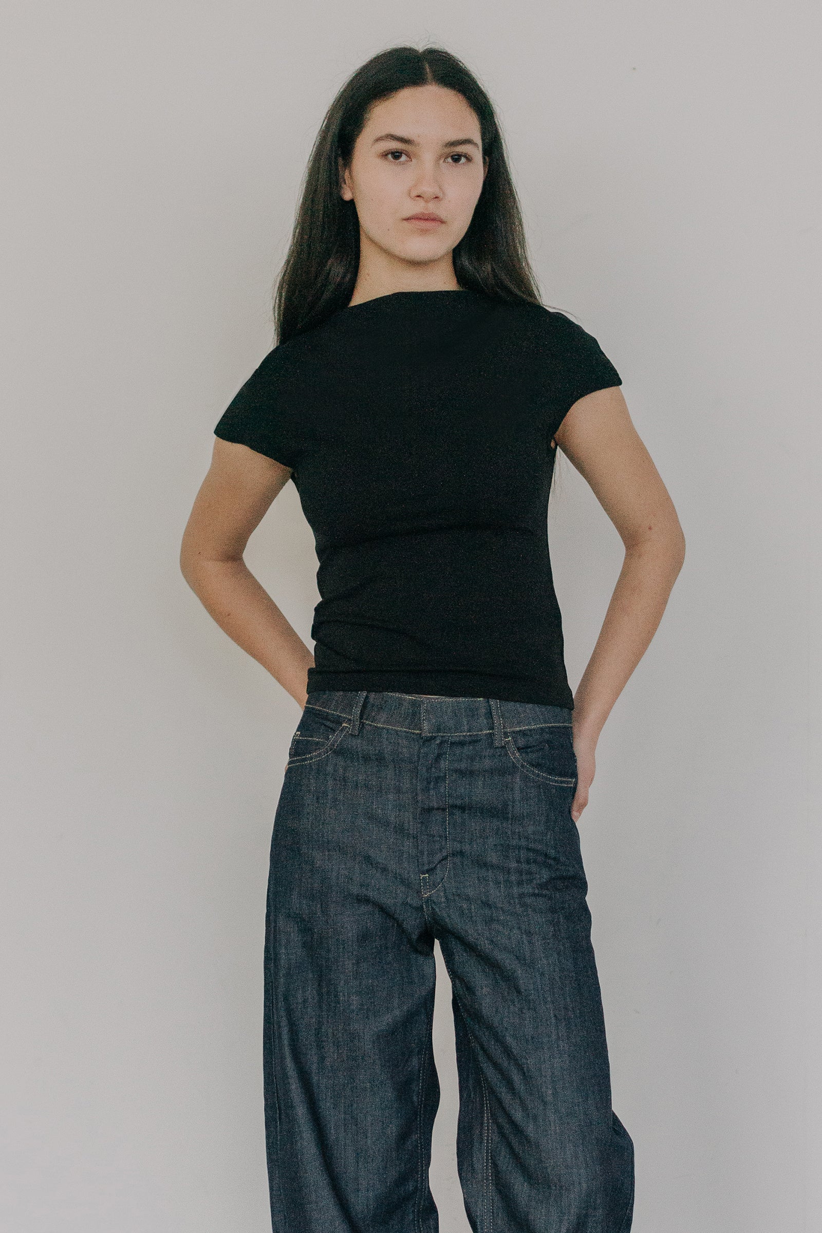 Veil Top in Black