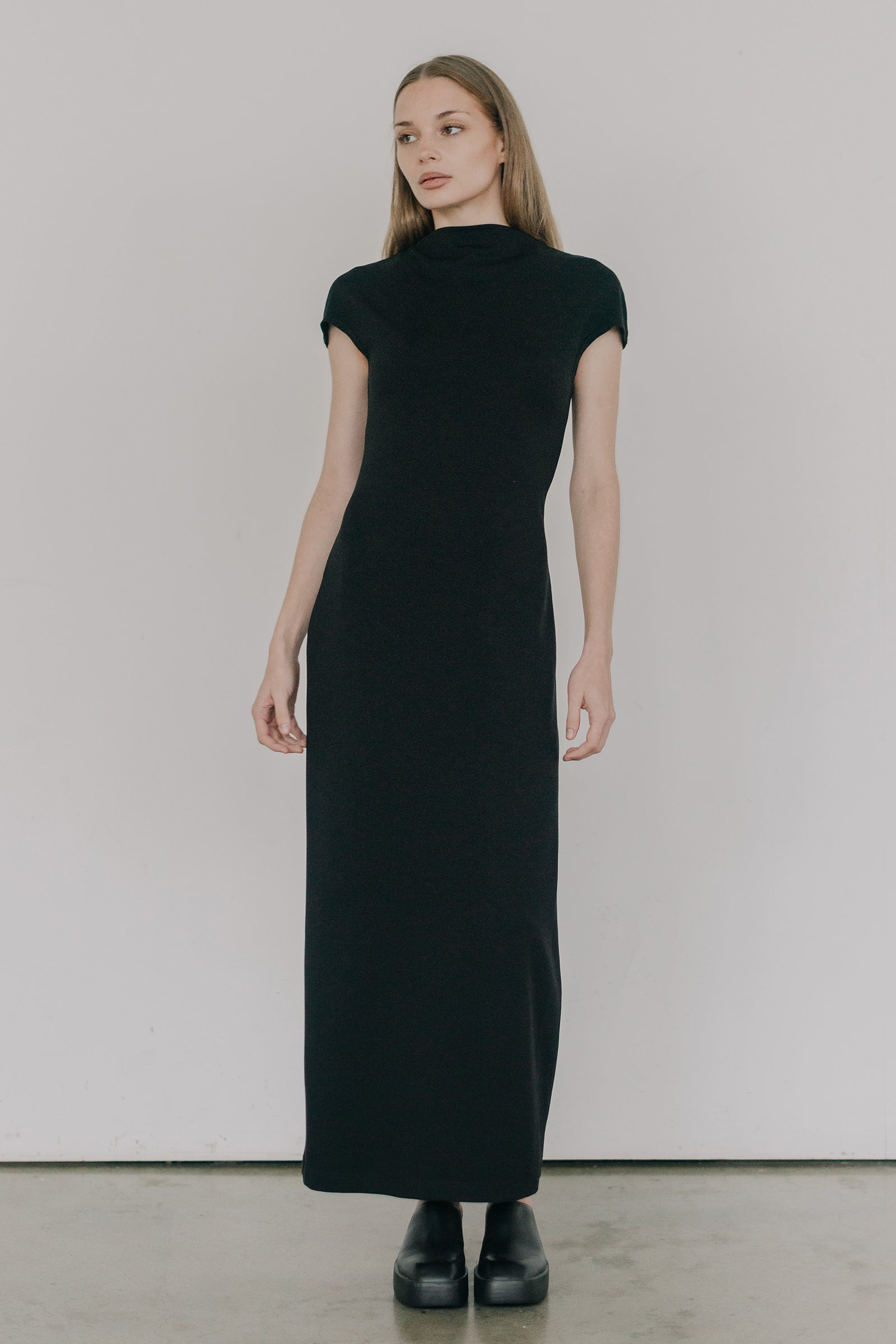 Veil Dress in Black