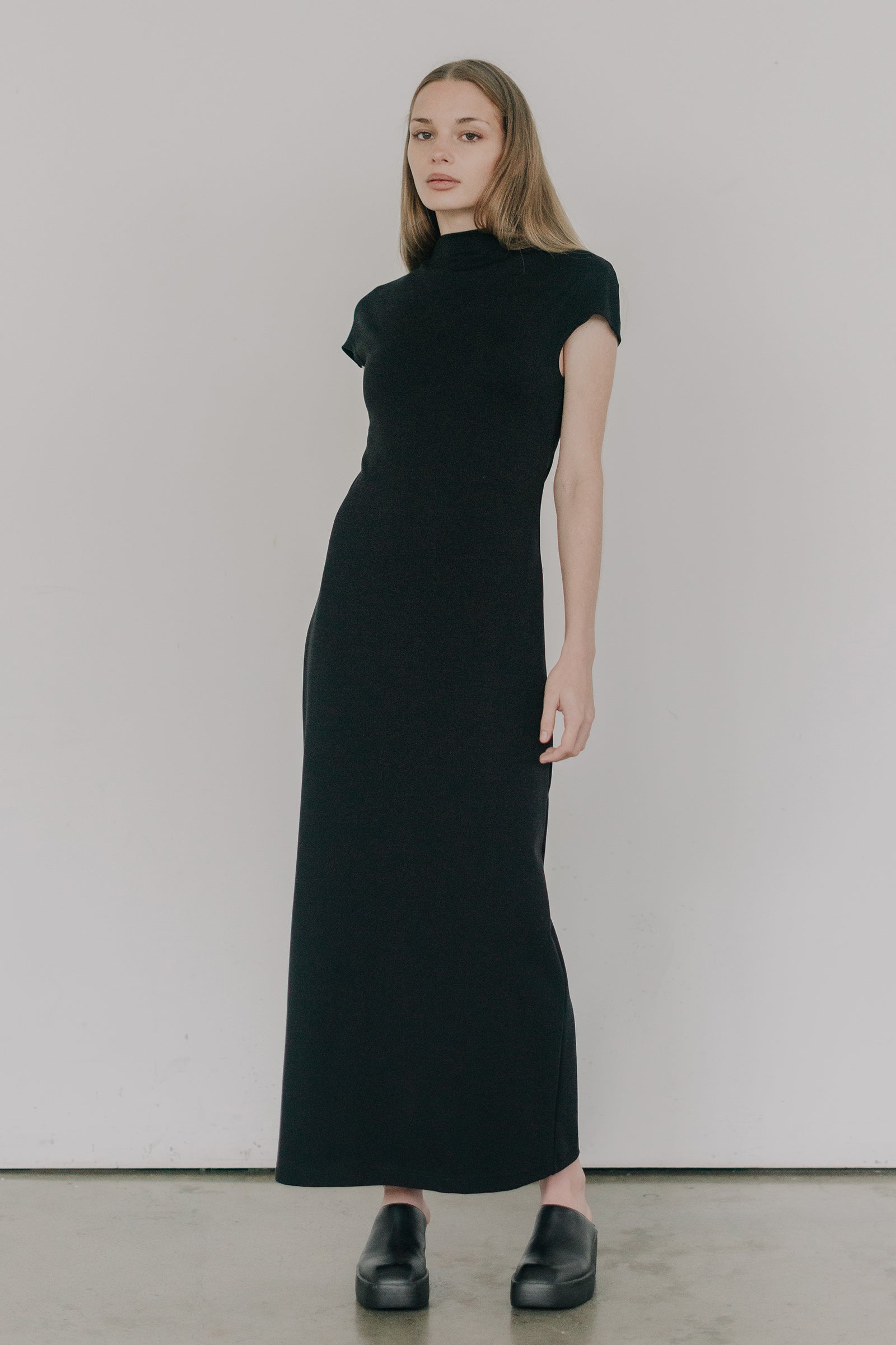 Veil Dress in Black