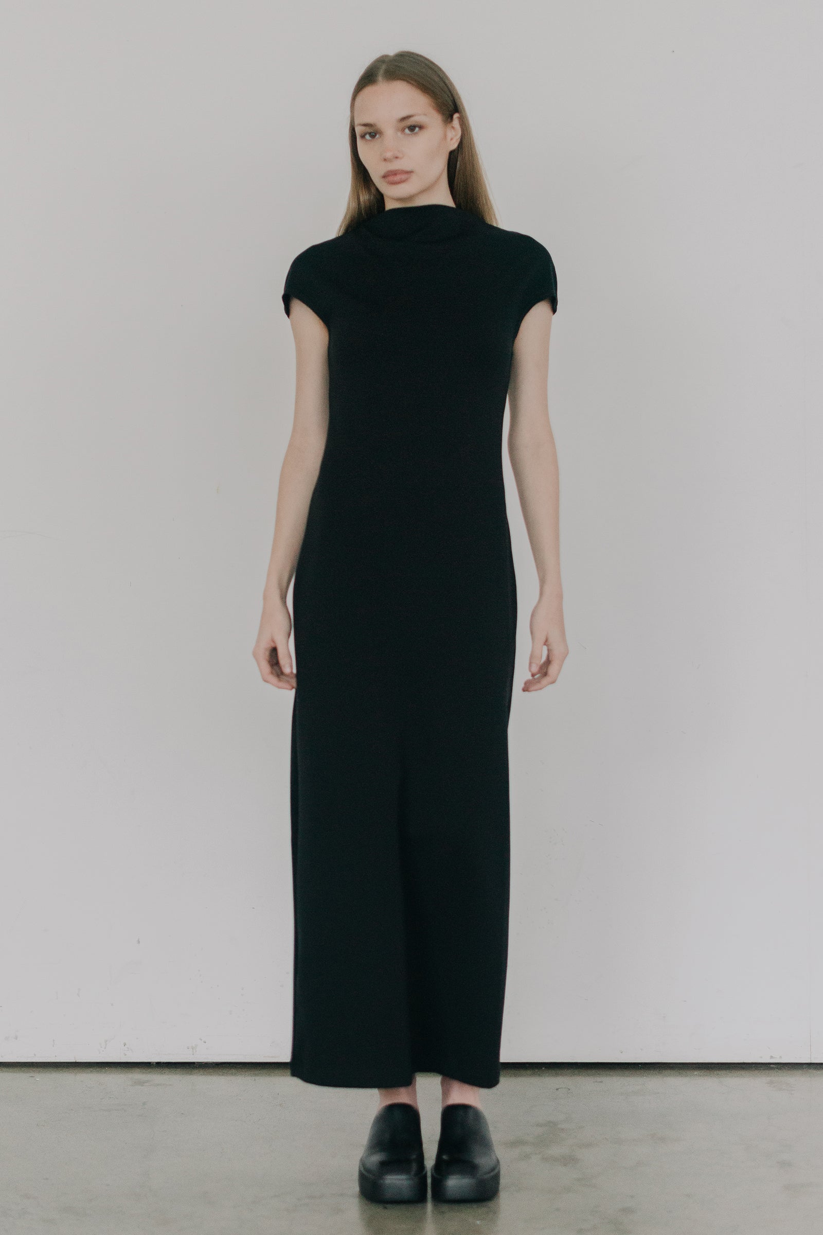 Veil Dress in Black
