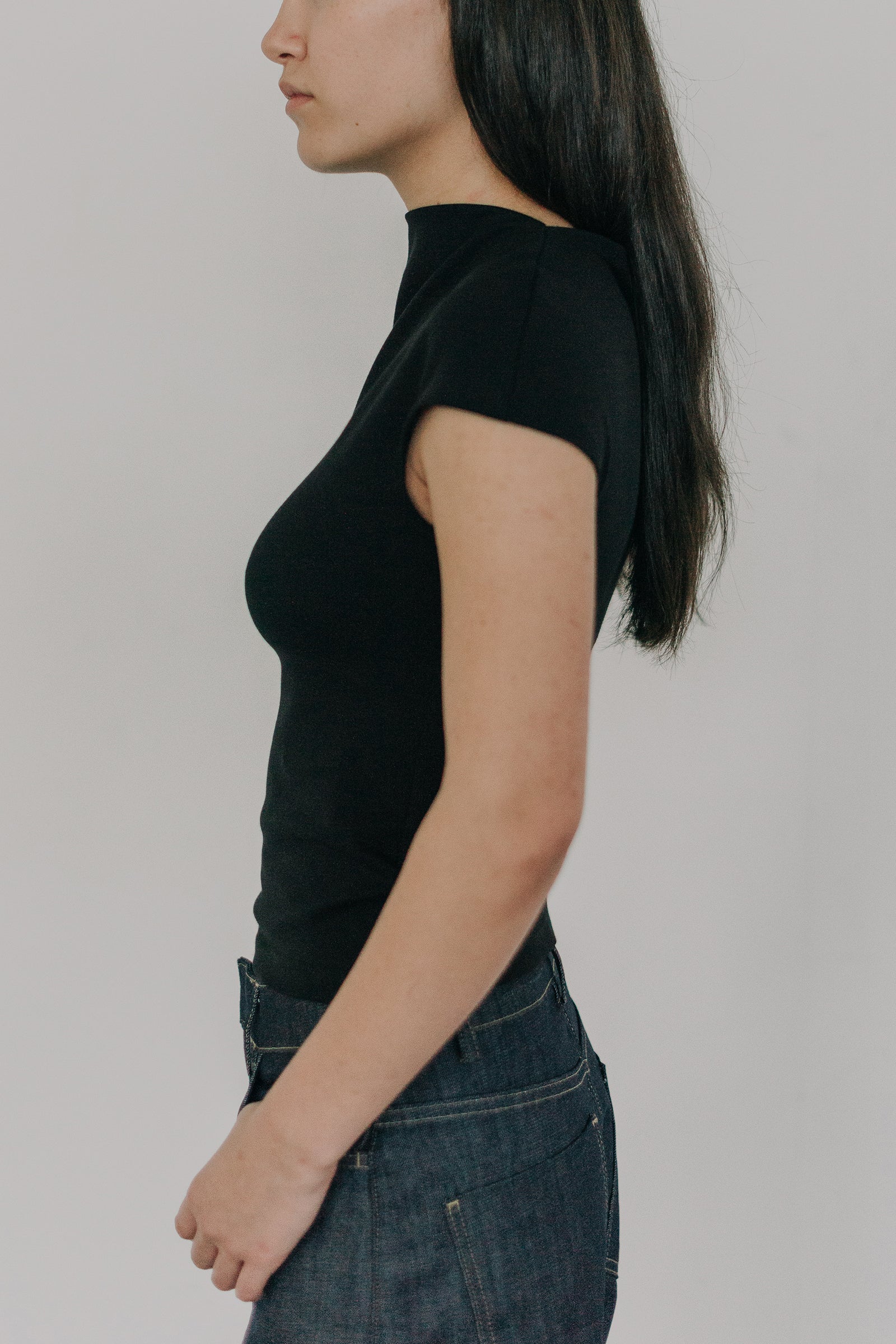 Veil Top in Black