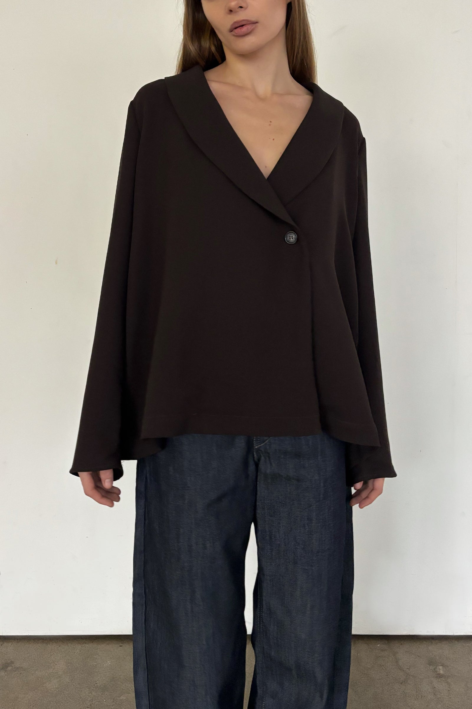 Yin Shirt in Chocolate