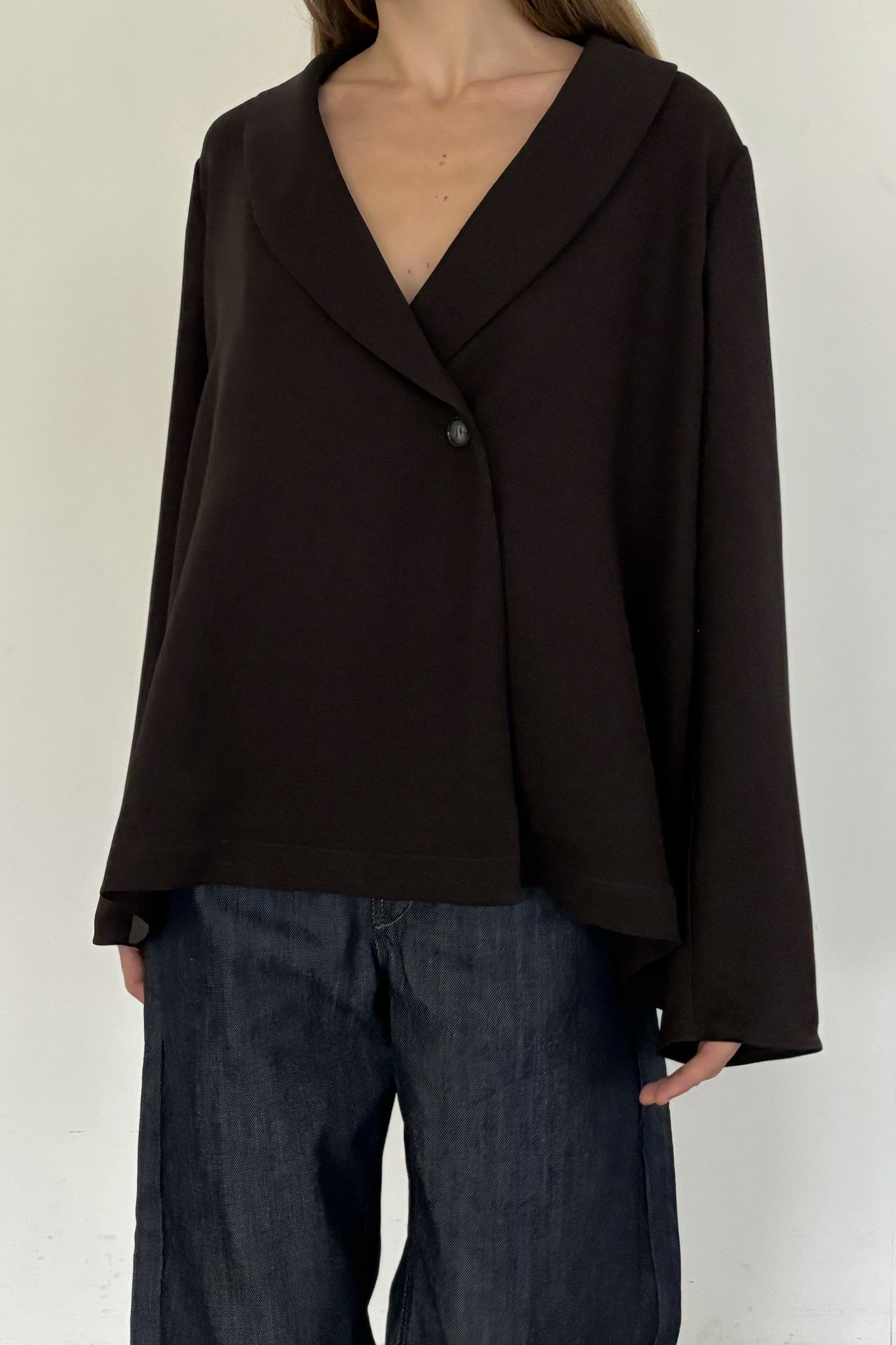 Yin Shirt in Chocolate