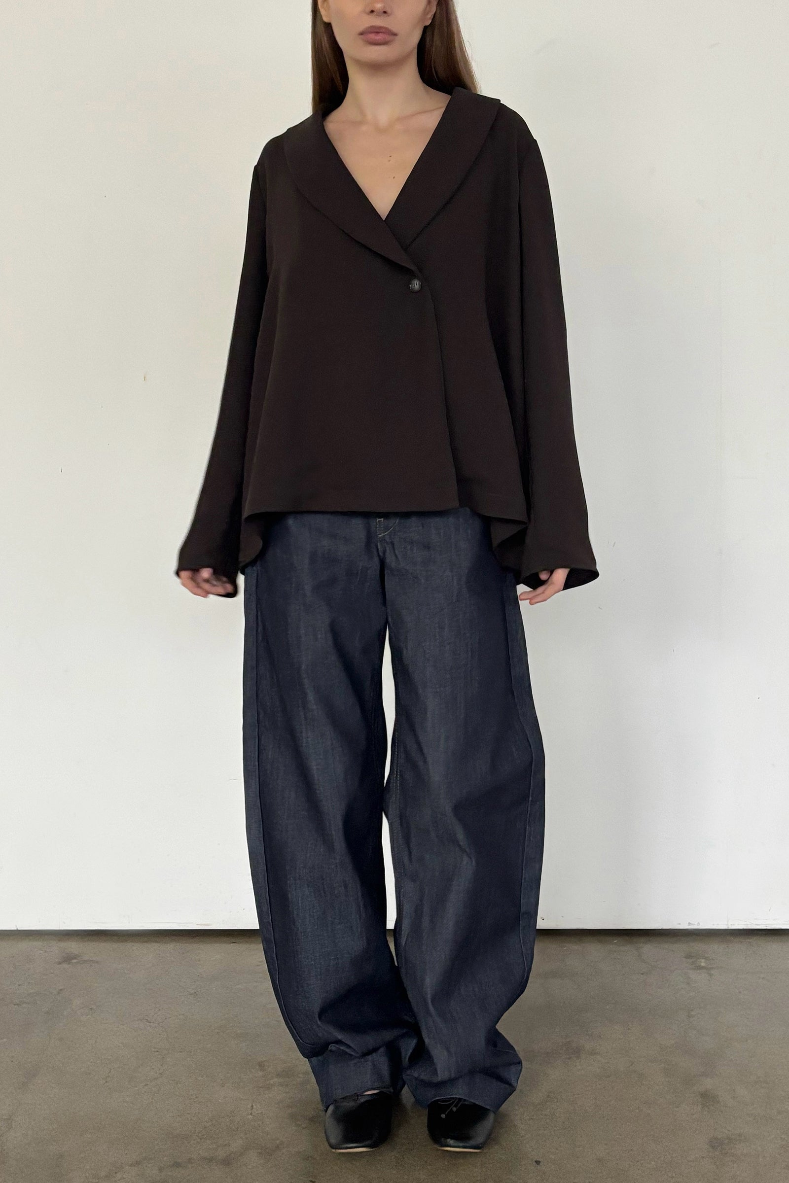 Yin Shirt in Chocolate