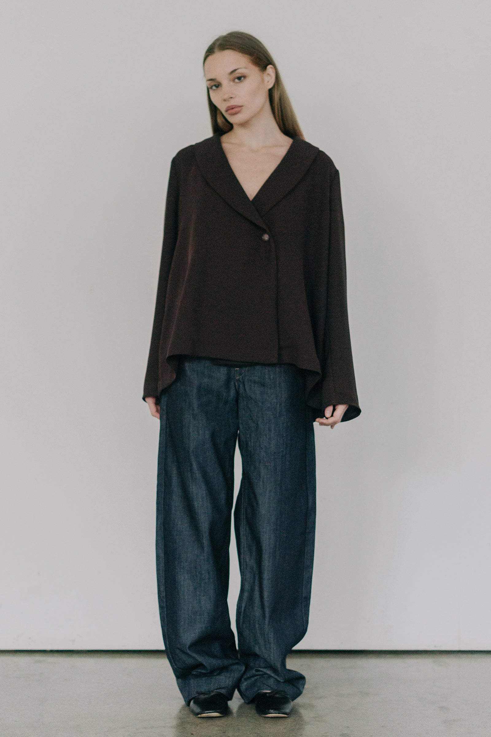 Yin Shirt in Chocolate