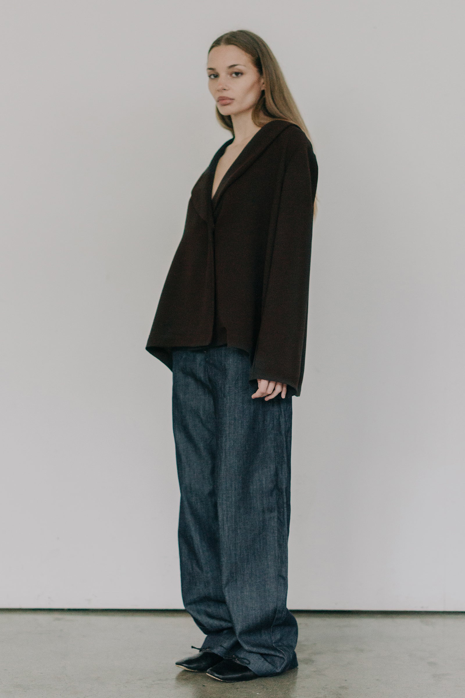 Yin Shirt in Chocolate