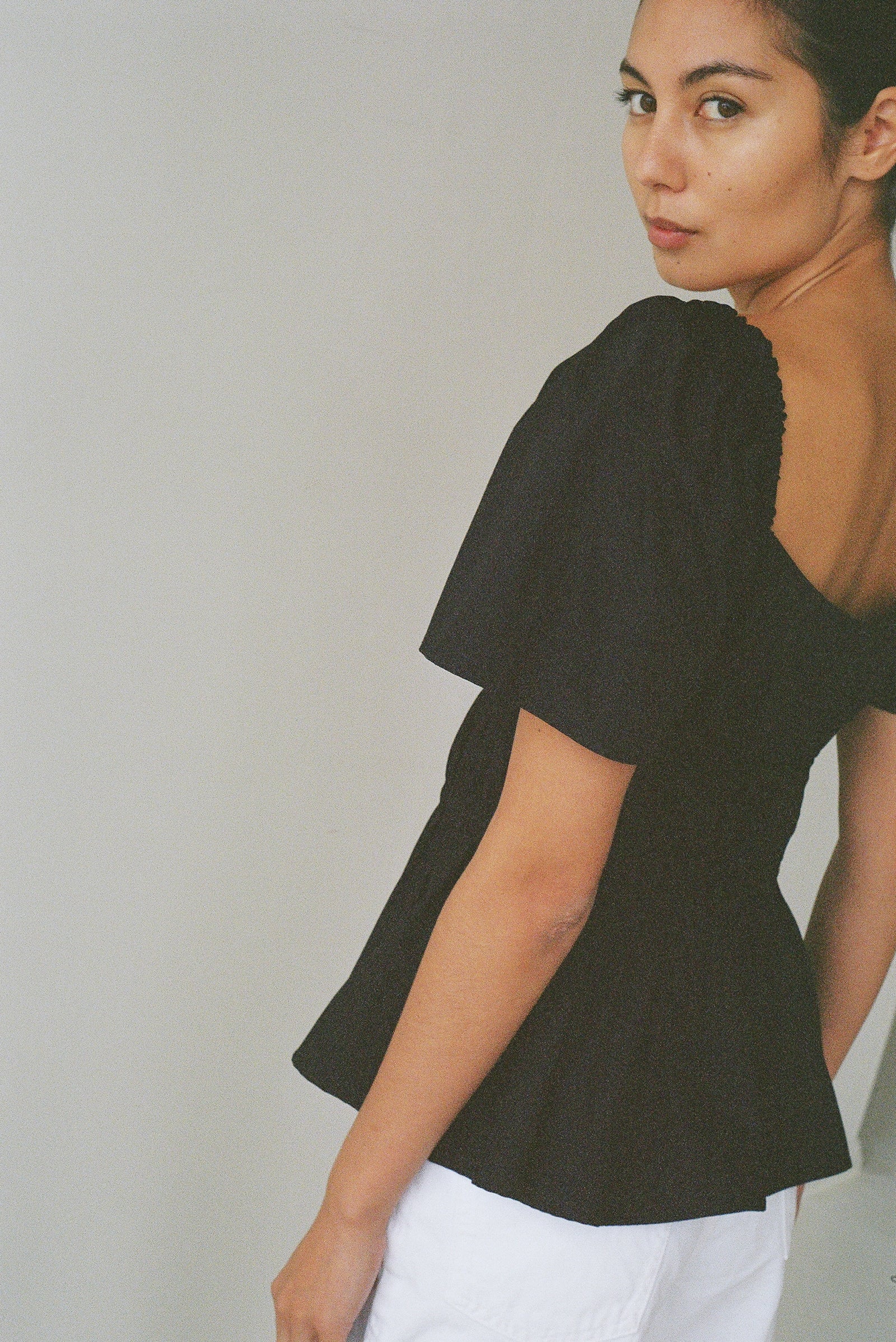 Bodice Top in Chocolate