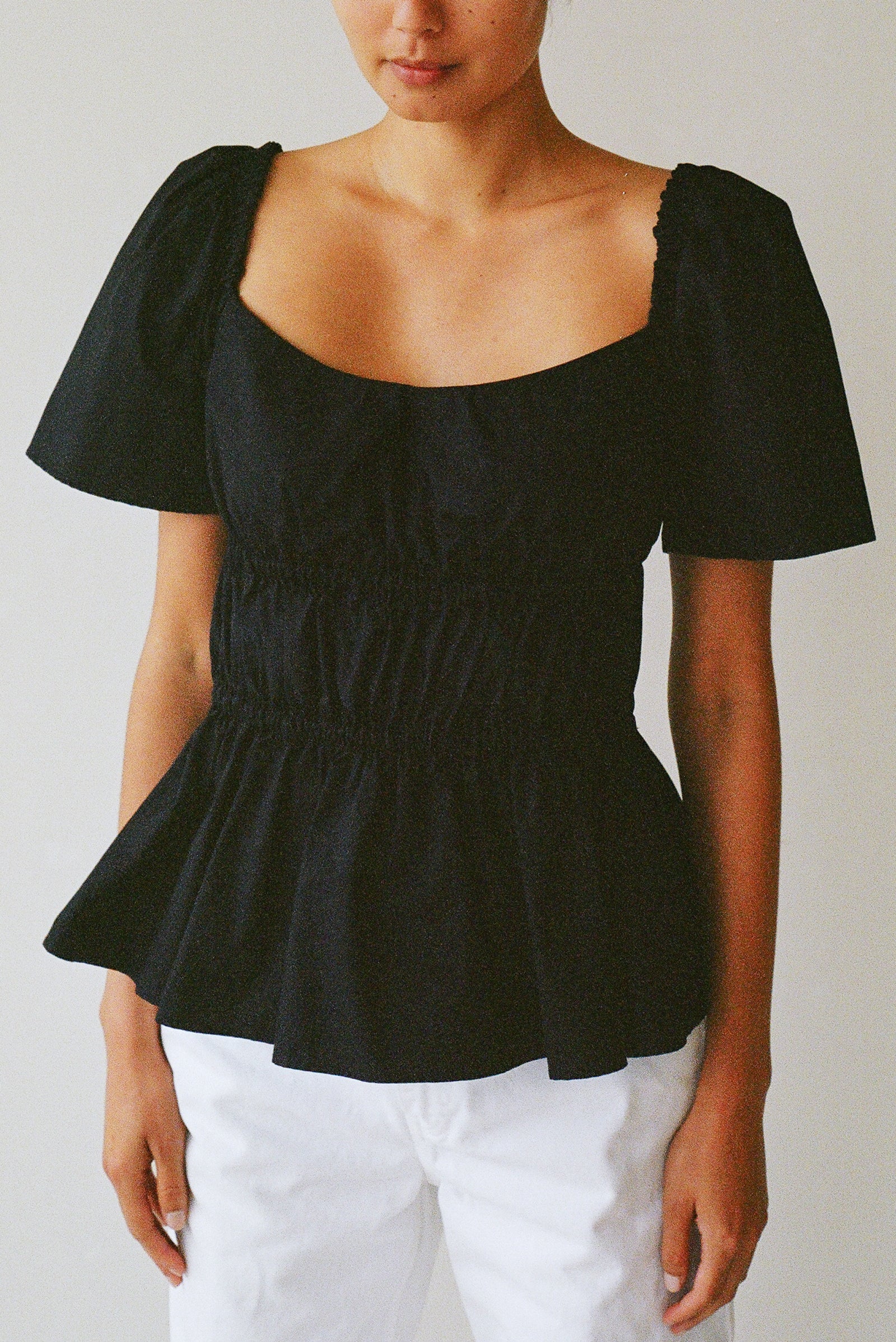 Bodice Top in Chocolate