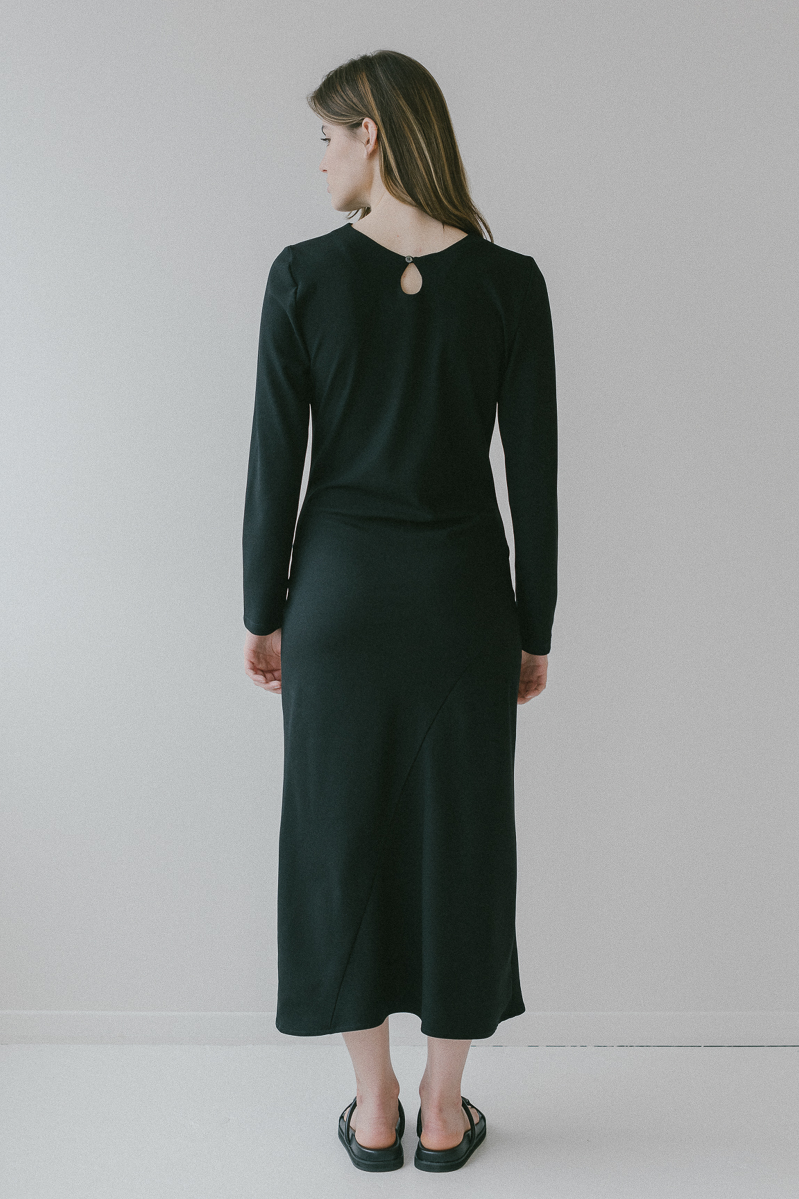 Kirby LS Dress in Black