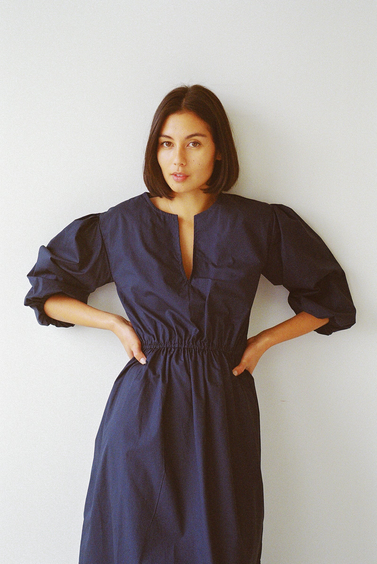 Klein Maxi Dress in Navy