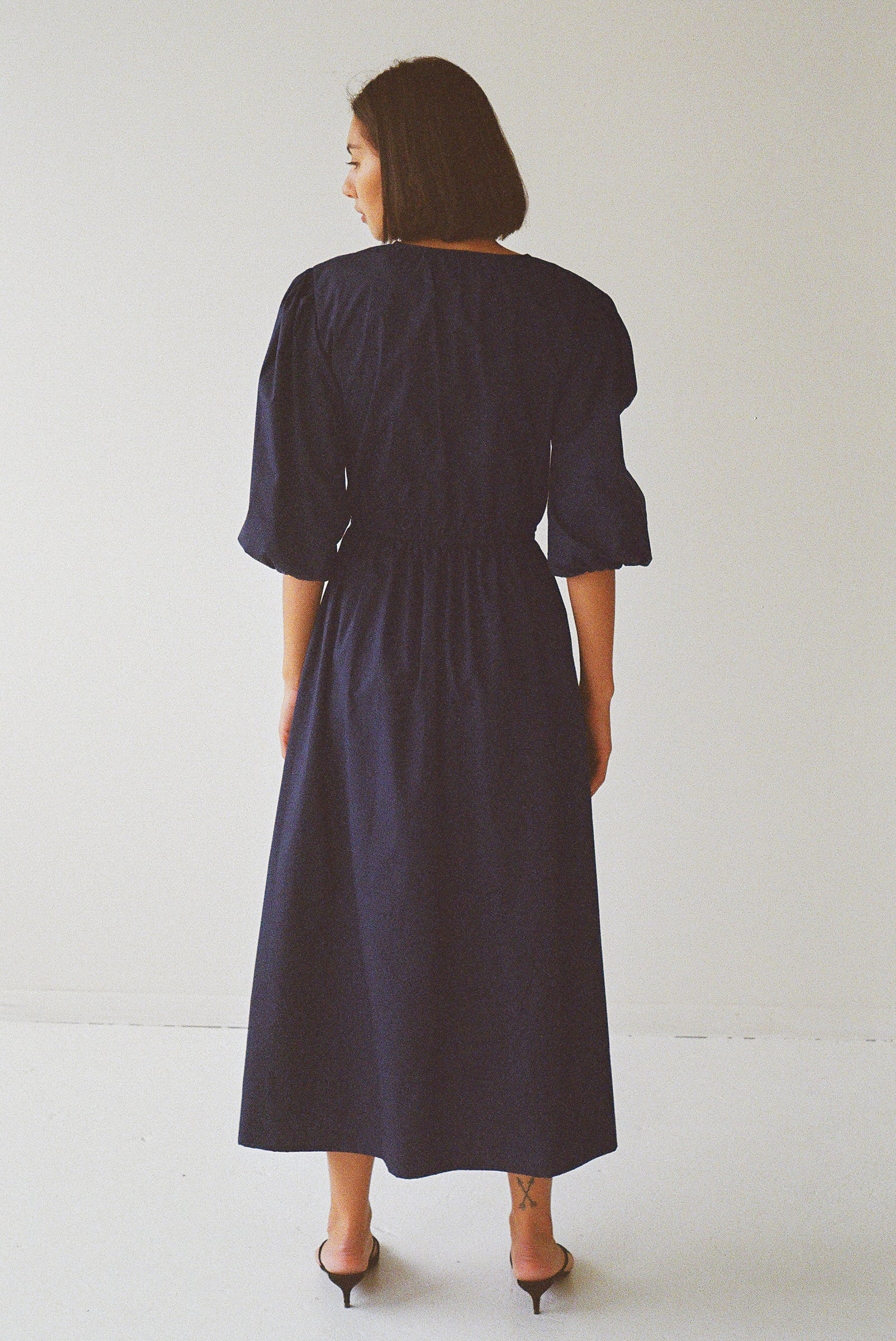 Klein Maxi Dress in Navy