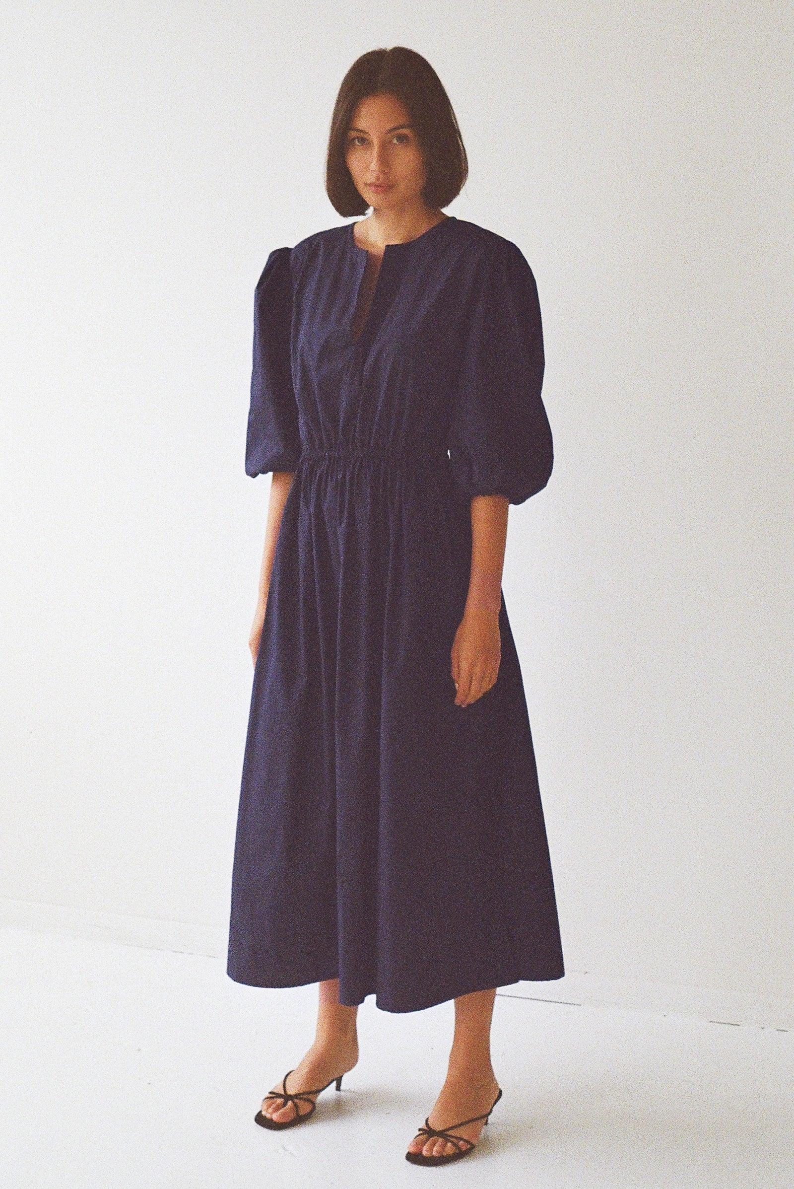 Klein Maxi Dress in Navy