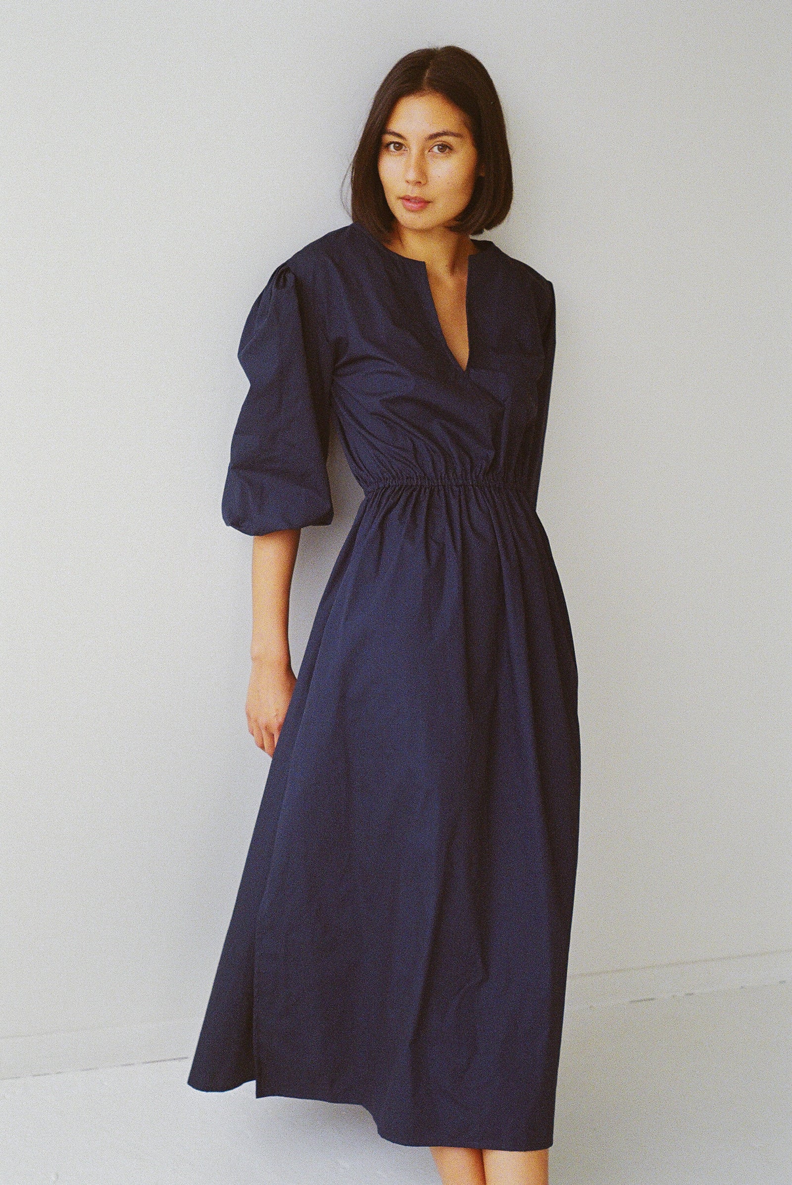 Klein Maxi Dress in Navy