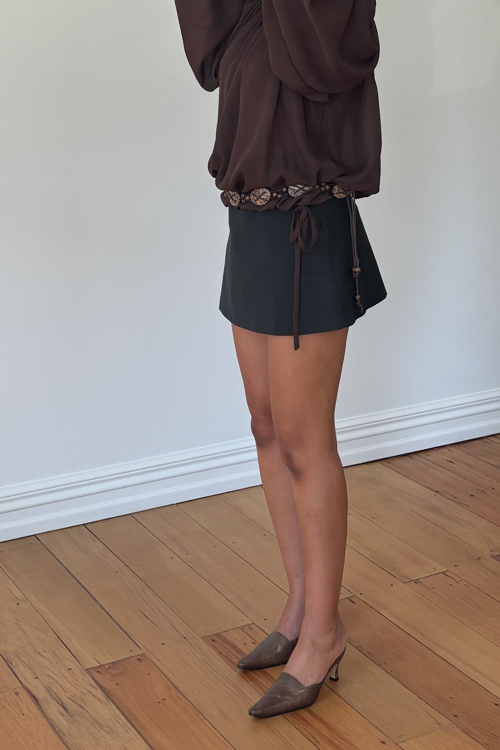 Bloom Blouse in Chocolate
