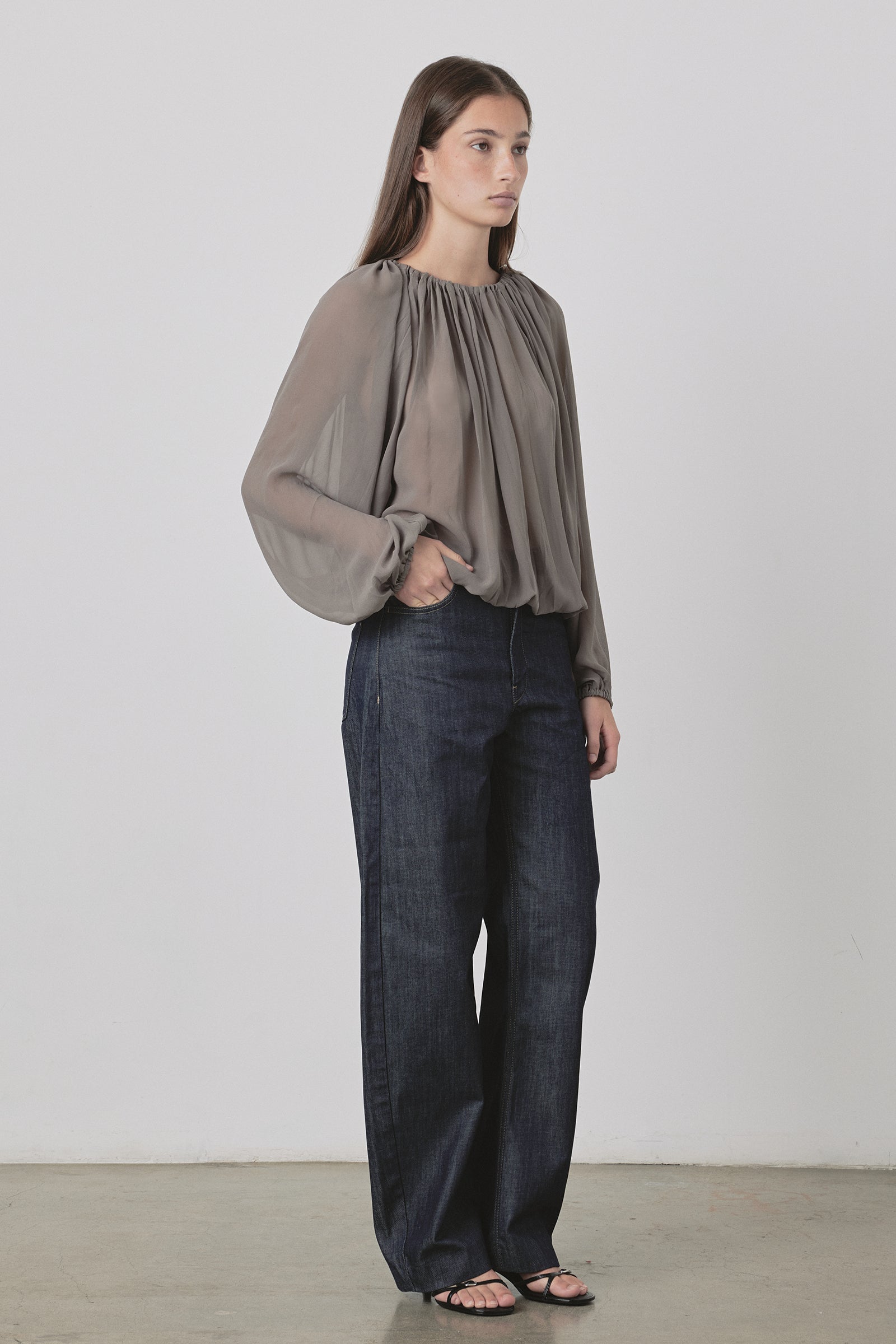 (Remnants) Bloom Blouse in Soft Print