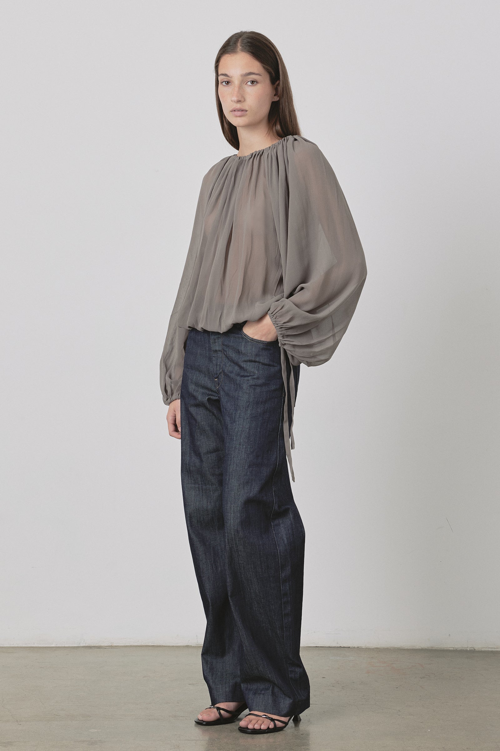 (Remnants) Bloom Blouse in Soft Print