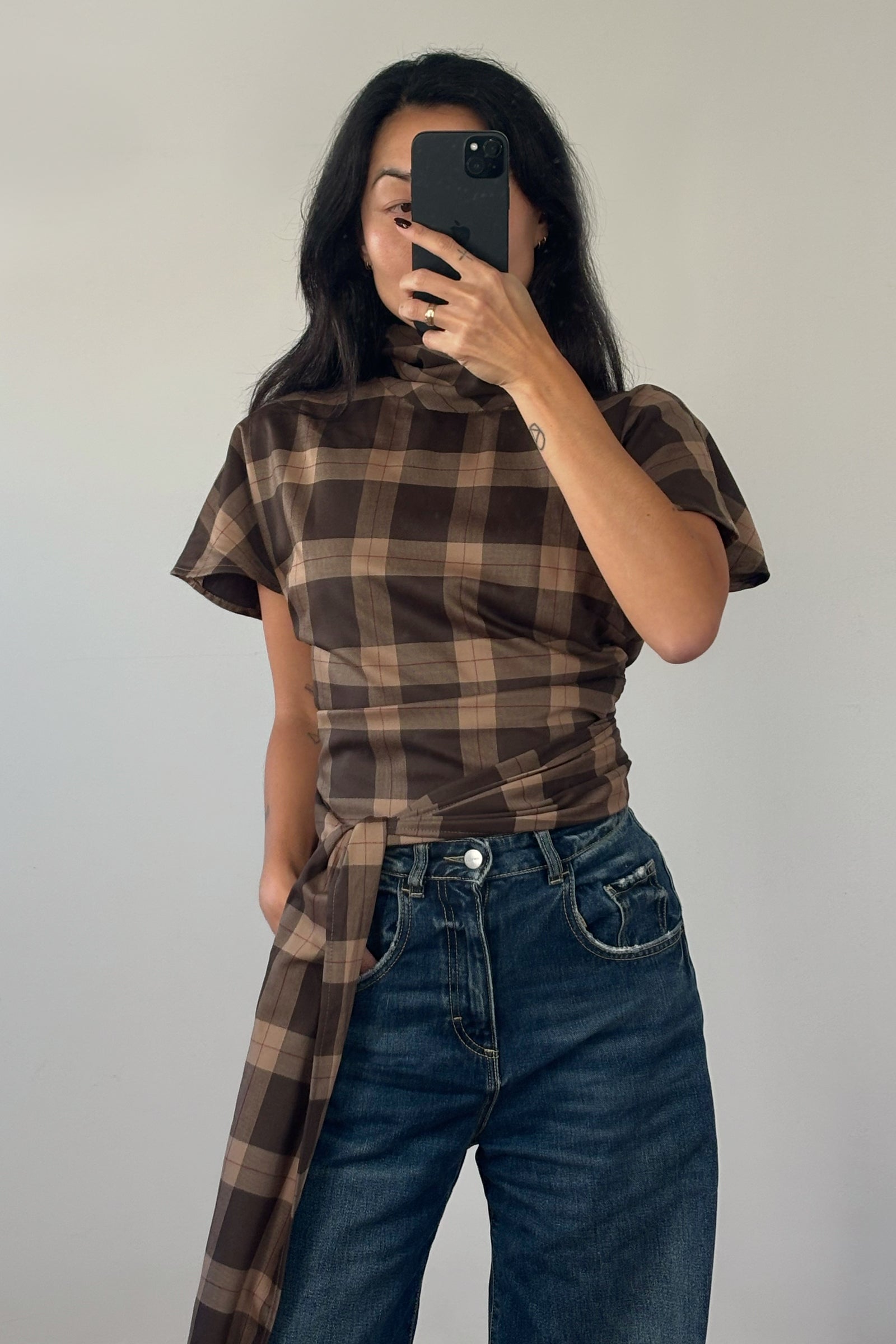 Bonnie Top in Chocolate Check