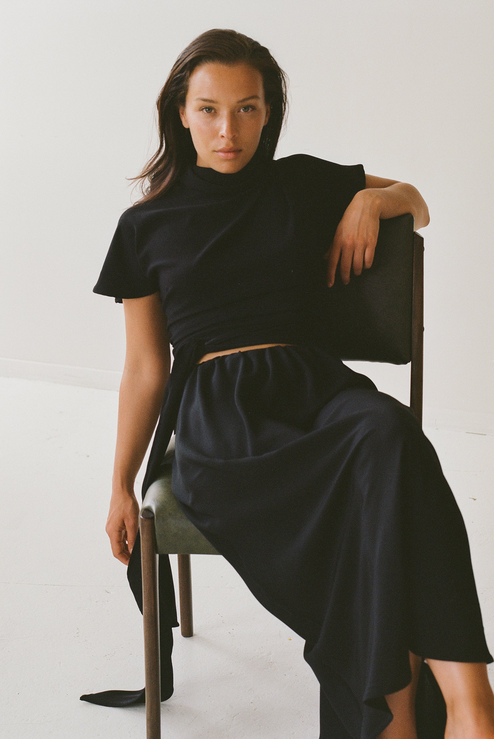 Bonnie Top in Ink Blue