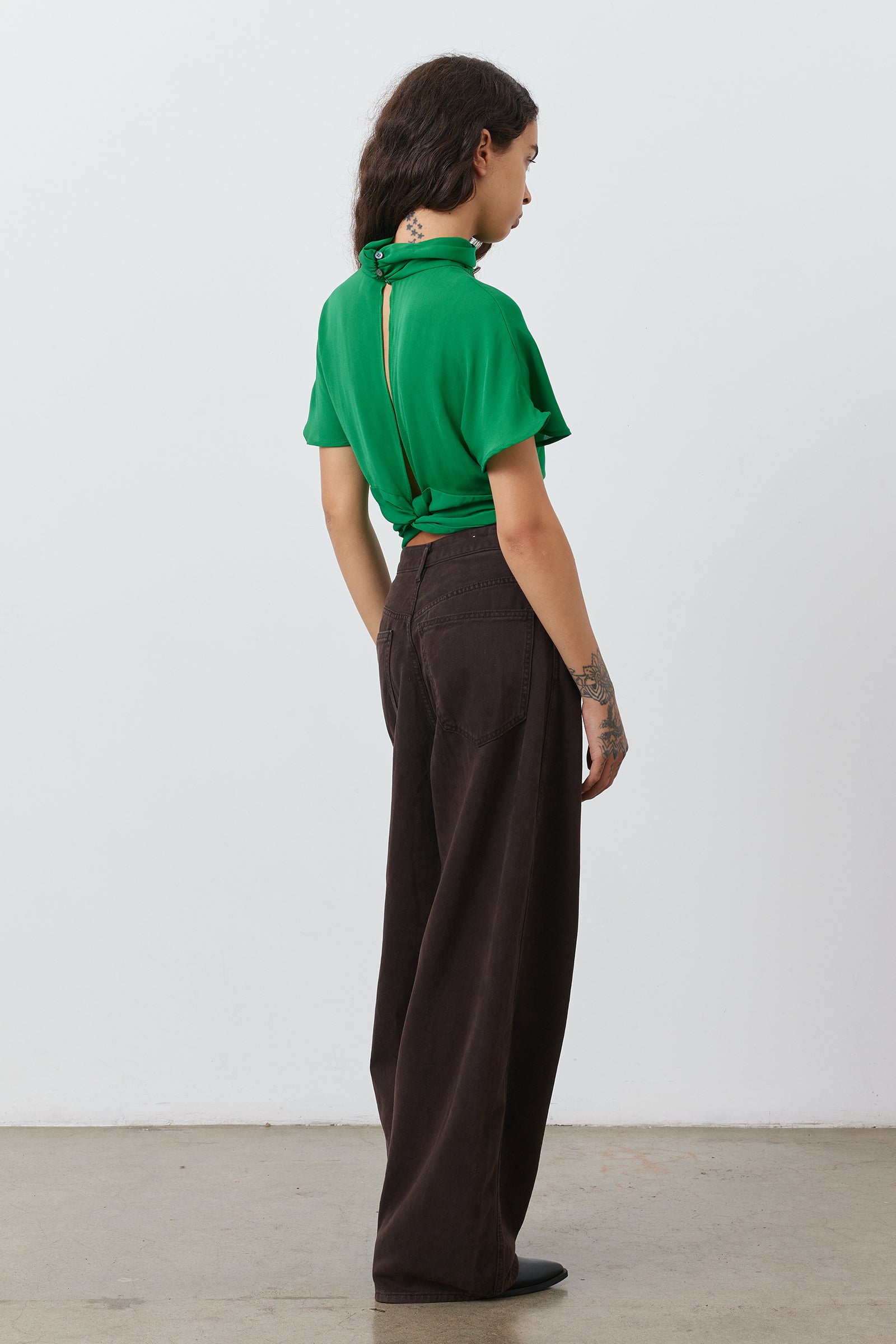 Bonnie Top in Emerald