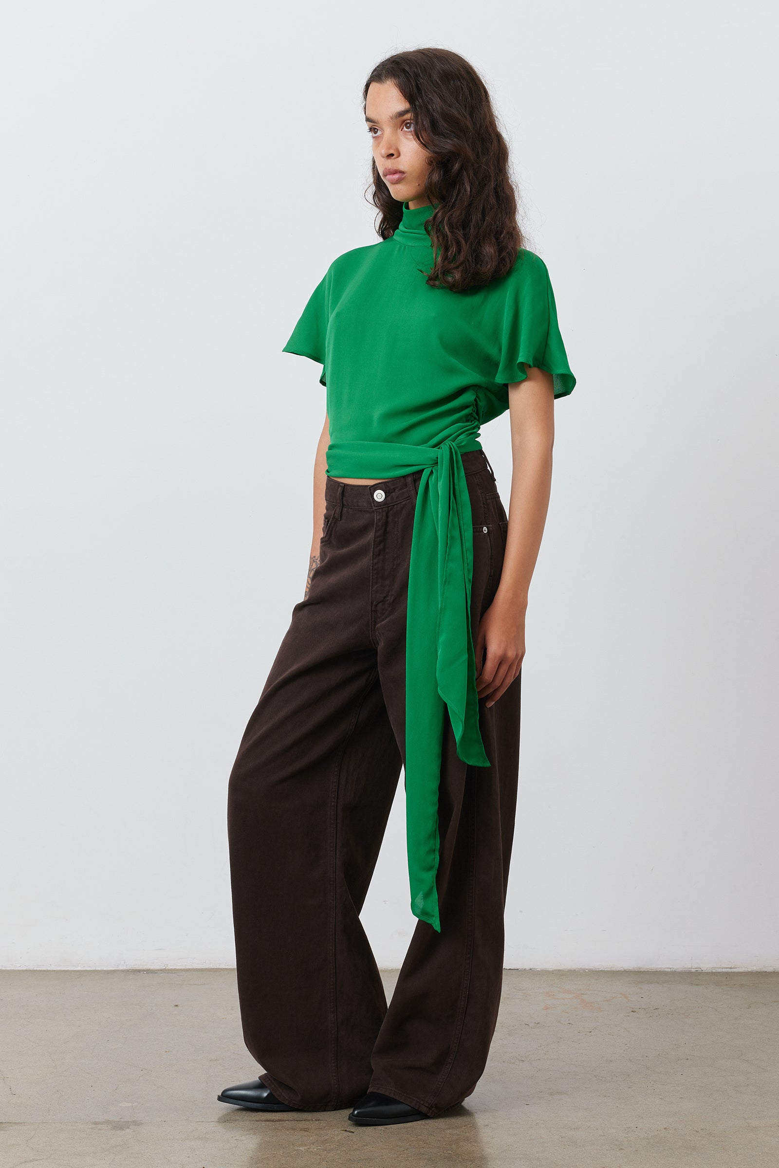 Bonnie Top in Emerald