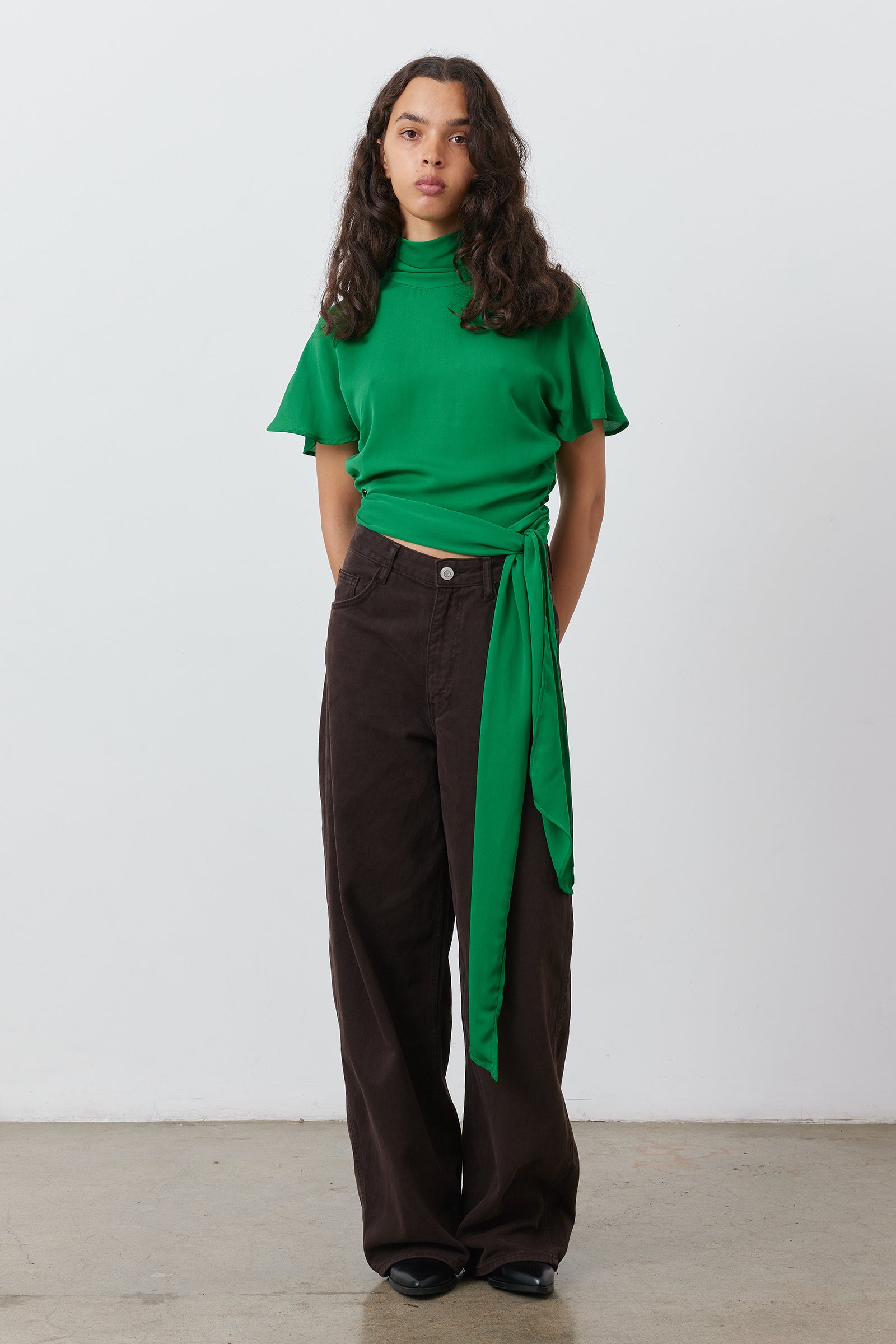 Bonnie Top in Emerald